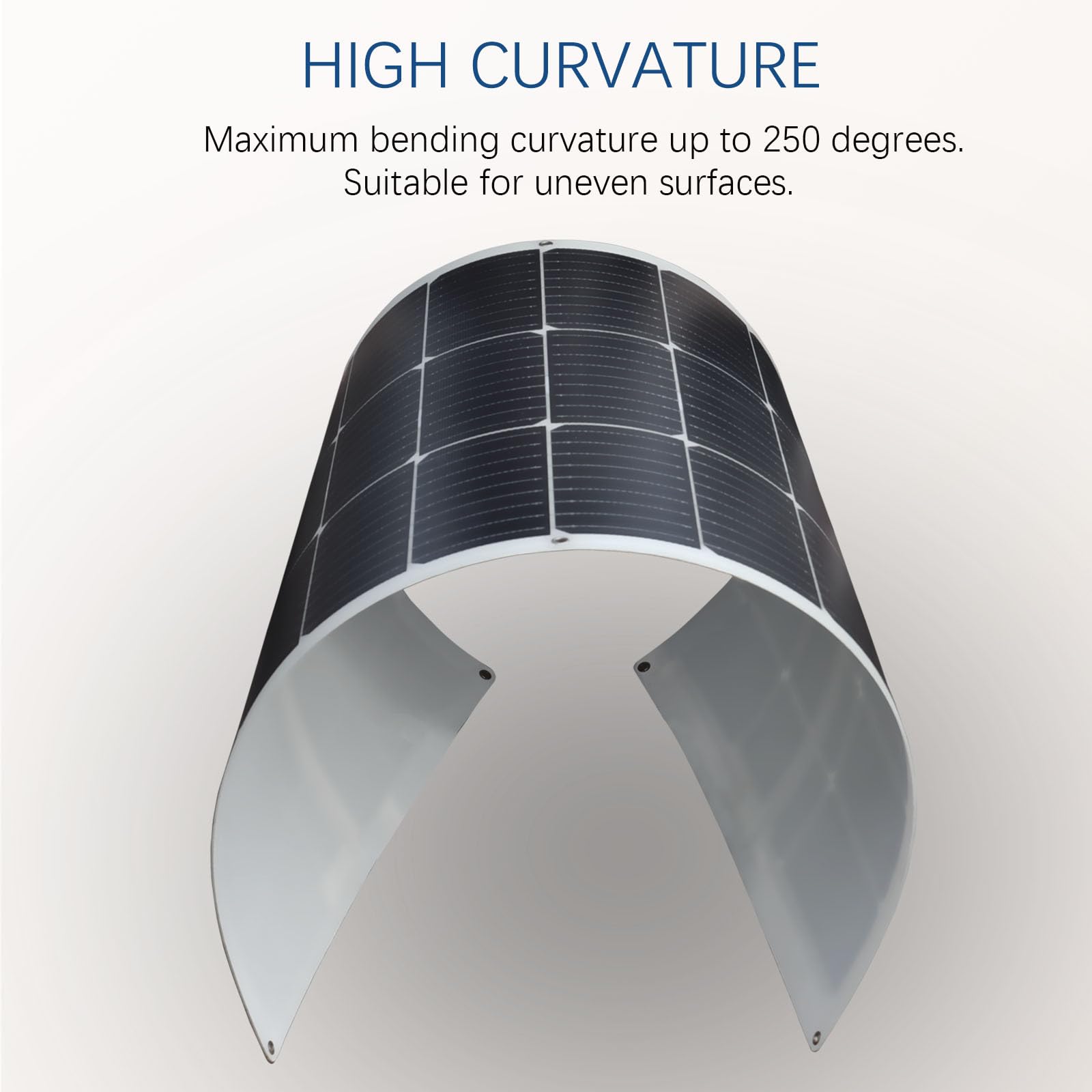 200W Flexible Solar Panel Kit - 2pcs 100W Monocrystalline Solar Panels with Charge Controller & PV Connector for RV, Boat, Cabin, Tent, Car, Trailer - Perfect for Off-Grid Power & 12V Battery Charging