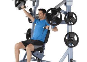Precor Discovery Series Incline Press (DPL0541) - Commercial Grade Strength Training Equipment for Gyms & Home Fitness | Build Chest & Shoulder Muscles