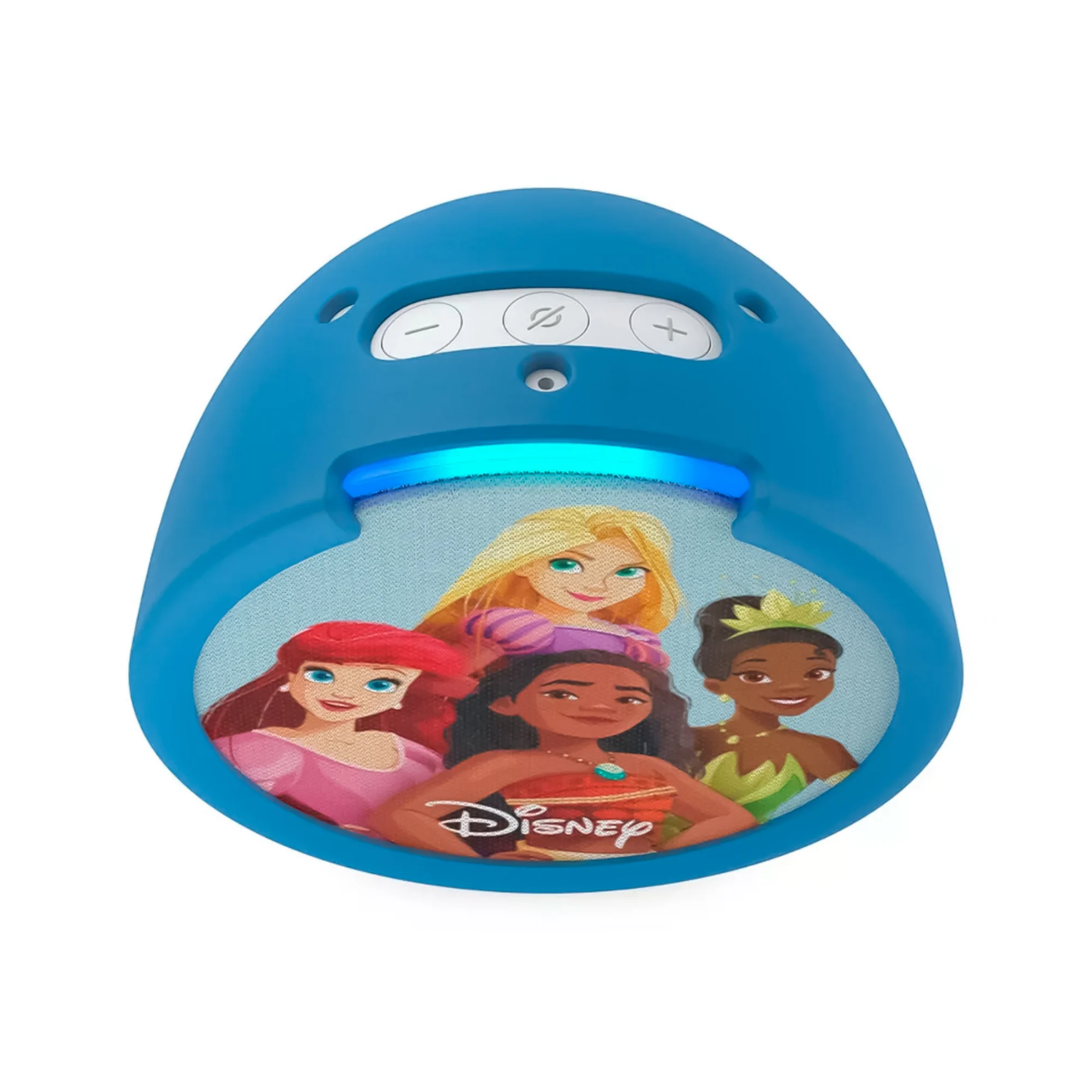 Disney Princess Kids Smart Speaker with Alexa - Compact & Colorful Bluetooth Speaker for Children's Room, Bedtime Stories & Music Playback