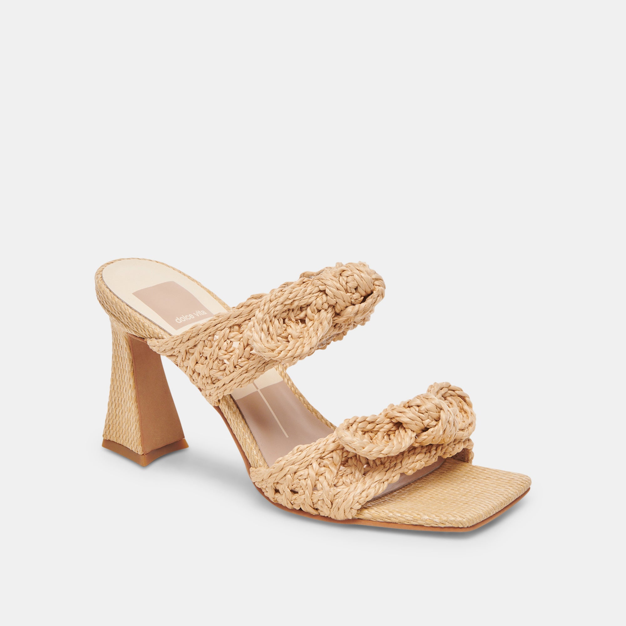 NIYAH Women's Natural Raffia Heels - Comfortable Summer Wedge Sandals for Beach, Wedding & Casual Outings