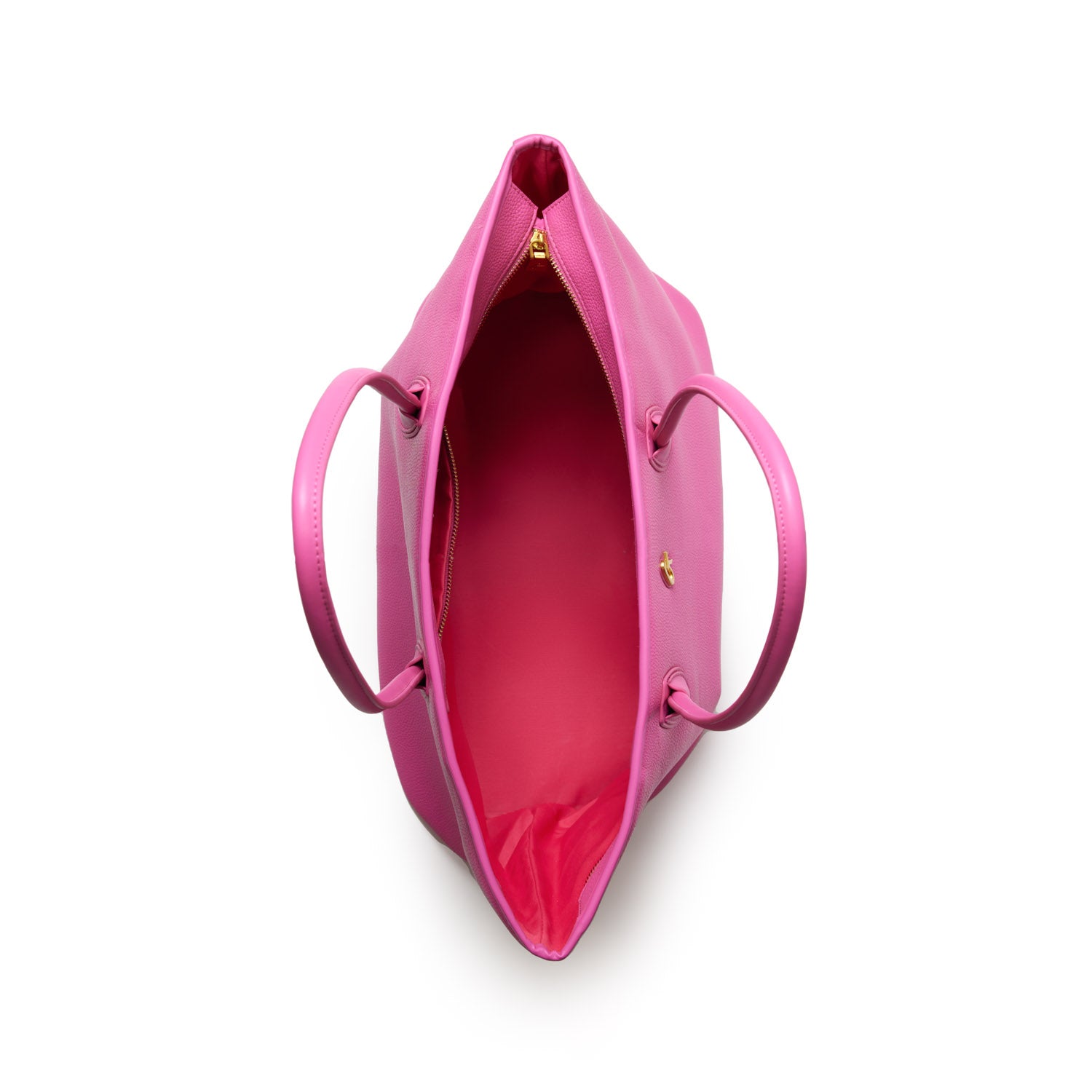 Stylish Pebble Tote Bag for Women - Hot Pink Fashionable Shoulder Bag - Perfect for Work, Travel & Shopping