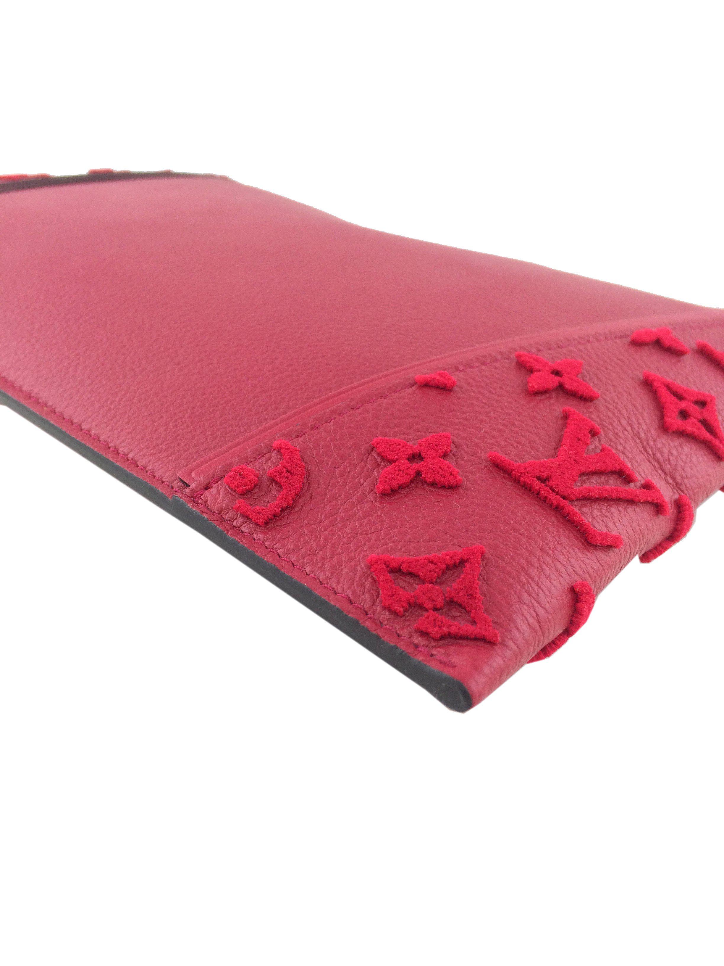 Authentic Louis Vuitton Monogram Veau Cachemire Women's Pochette Crossbody Bag - Perfect for Date Night & Evening Events
