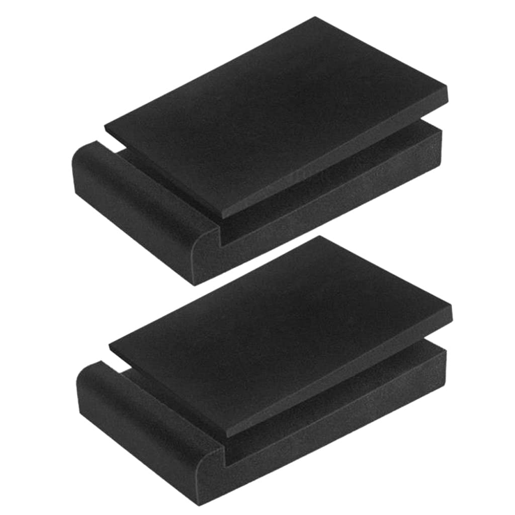 CHYSP High Density Studio Monitor Isolation Pads - 28x19x4cm Speaker Base & Stand Foam Pads for Professional Audio Equipment - Perfect for Home Studios, Recording Booths & DJ Setups