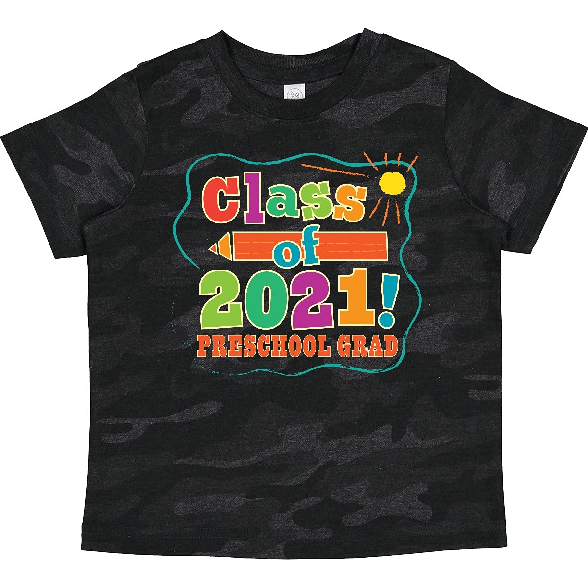 Inktastic Class of 2021 Preschool Graduation Toddler T-Shirt - Cute Kids Graduation Outfit for Kindergarten Celebration & Photo Shoots