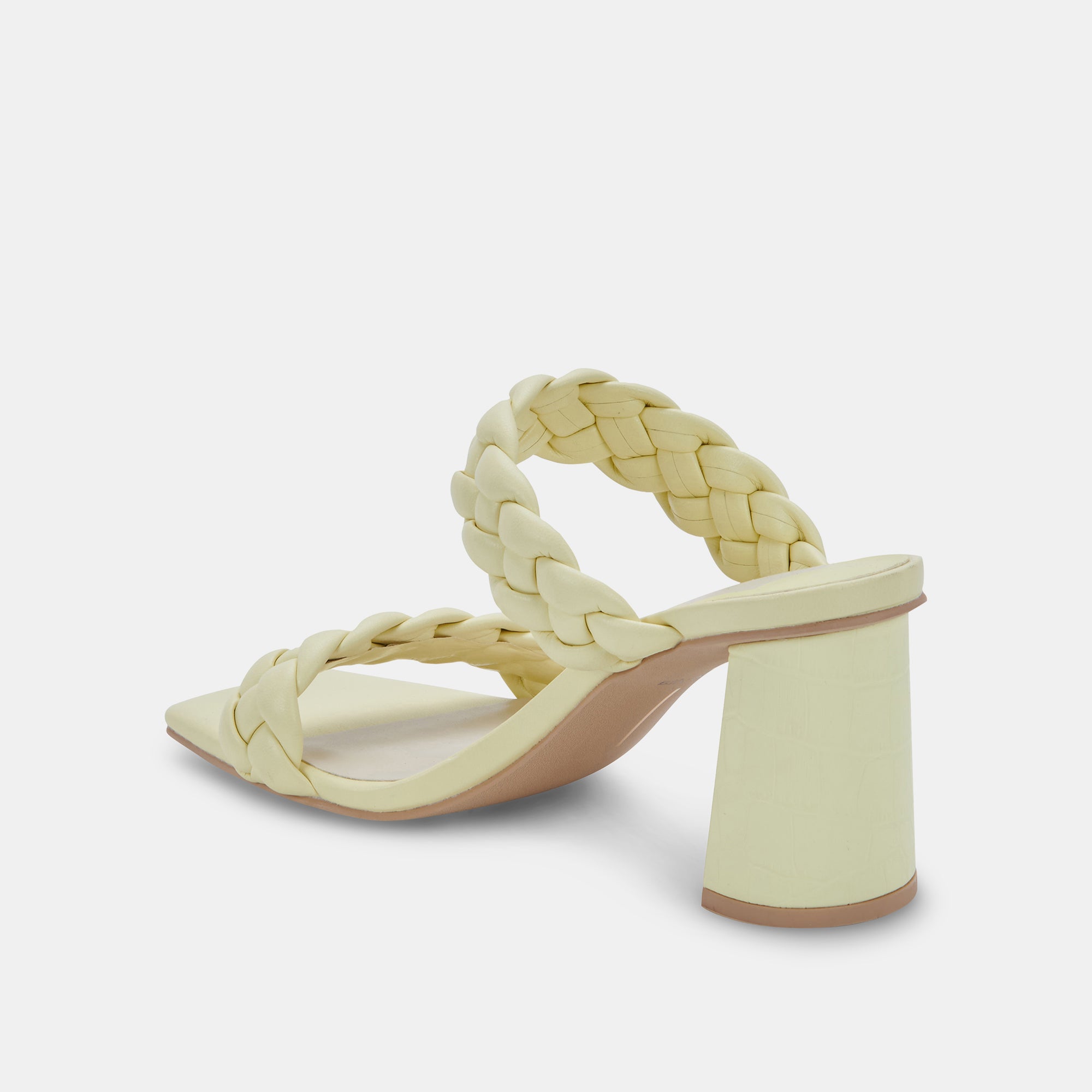 PAILY Women's Heels - Lemon Cream Stella High Heel Sandals for Weddings, Parties & Special Occasions | Comfortable & Stylish Summer Dress Shoes
