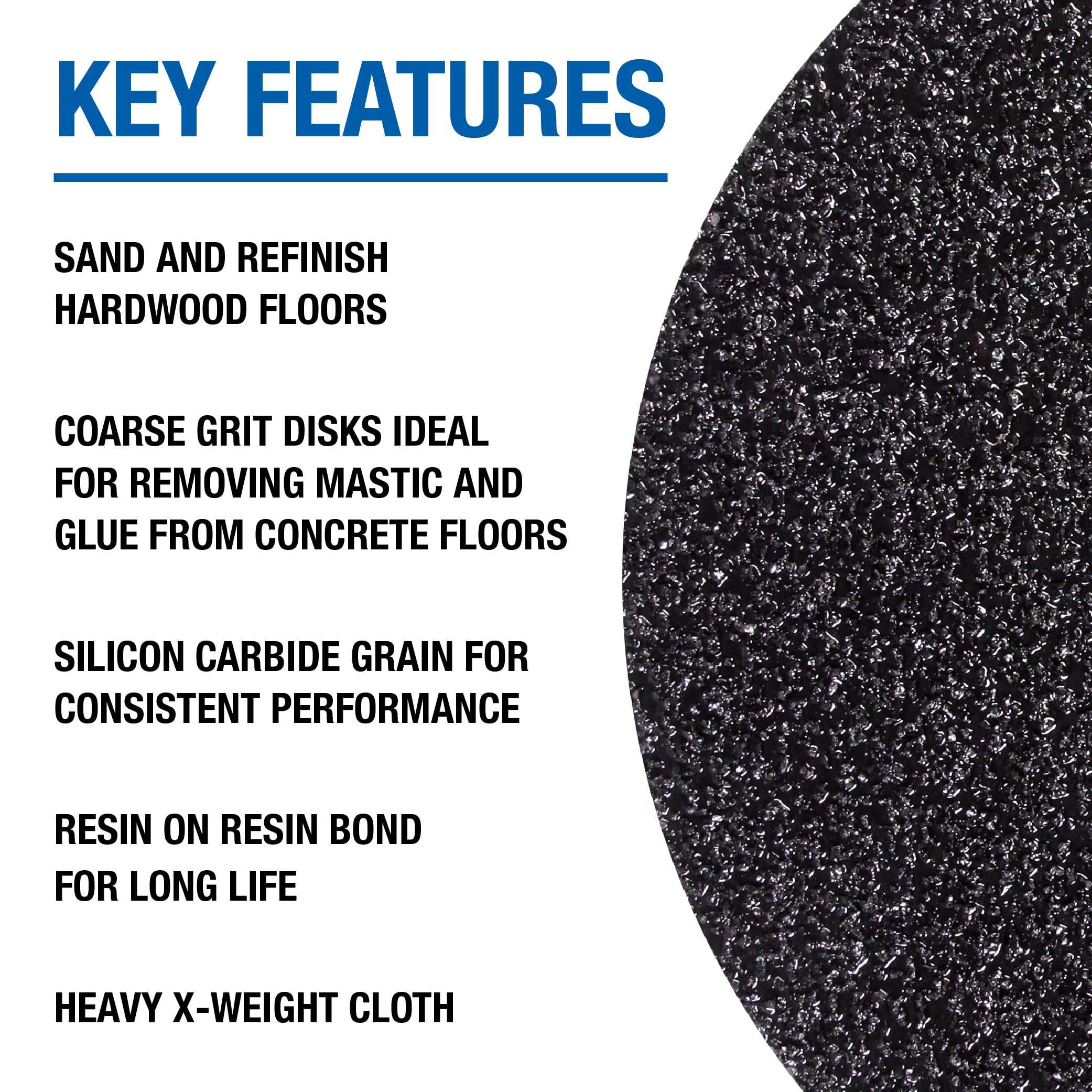 426016 Silicon Carbide Floor Sanding Discs - 16