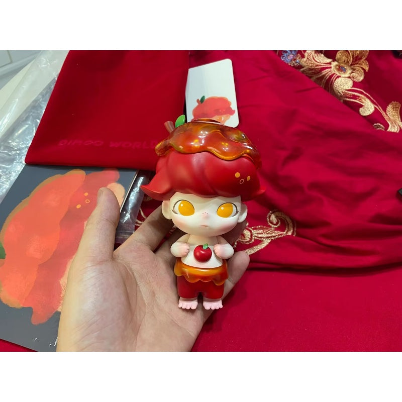 DIMOO Christmas Eve Apple Limited Edition Collectible Figure - Perfect for Holiday Decor, Gift Giving, and Disney Fans Collection