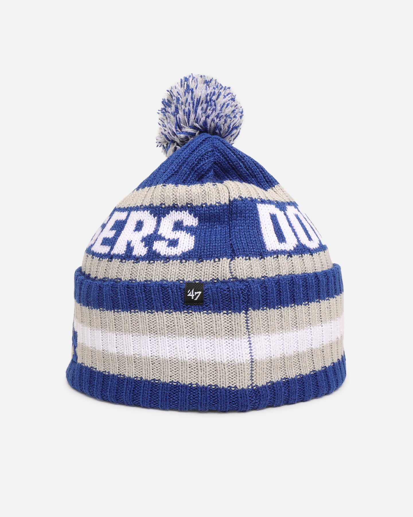 47 Brand Los Angeles Dodgers Royal Blue Cuff Knit Beanie - Official MLB Team Hat for Men & Women - Perfect for Baseball Games, Winter Sports & Outdoor Activities