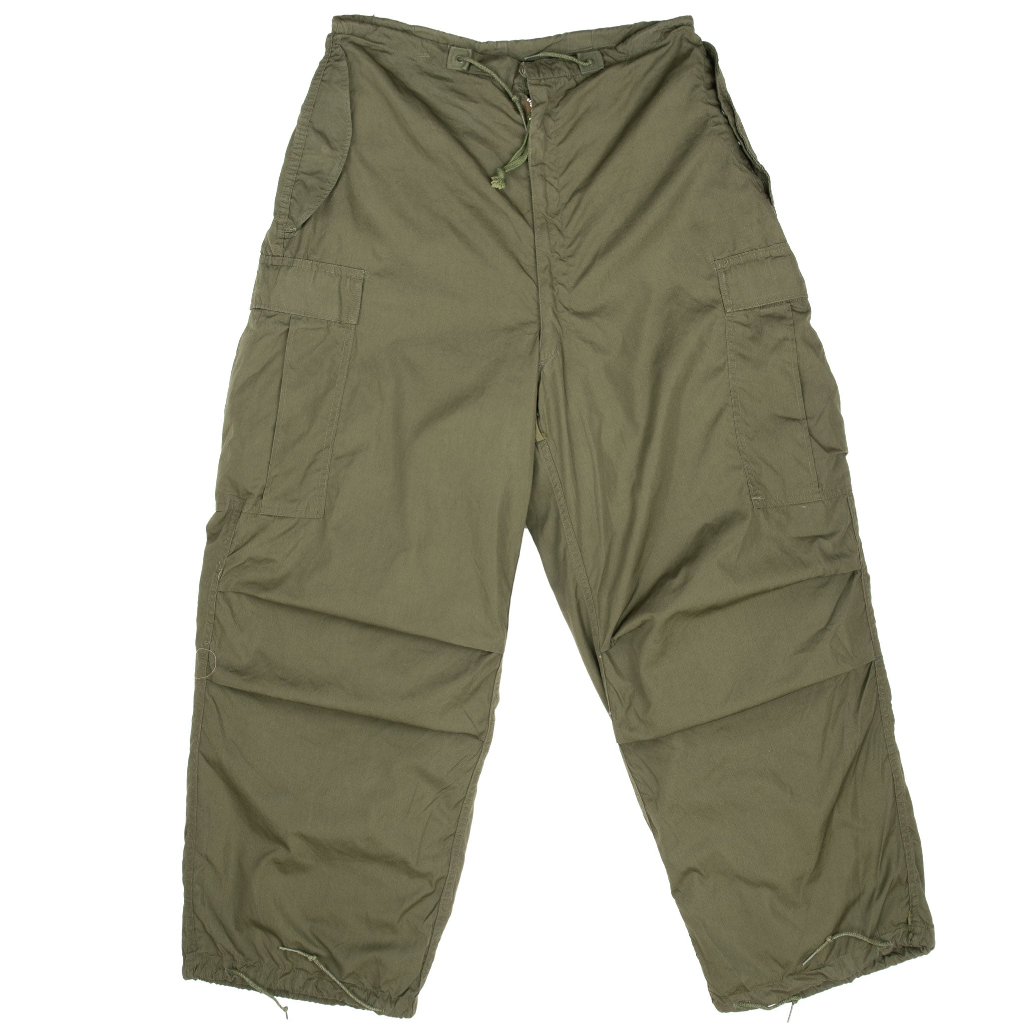 Vintage US Army M51 Arctic Parka Pants with Liner - Small Long Size (1955) - Military Surplus Cold Weather Trousers for Outdoor Activities, Hiking, and Historical Reenactments