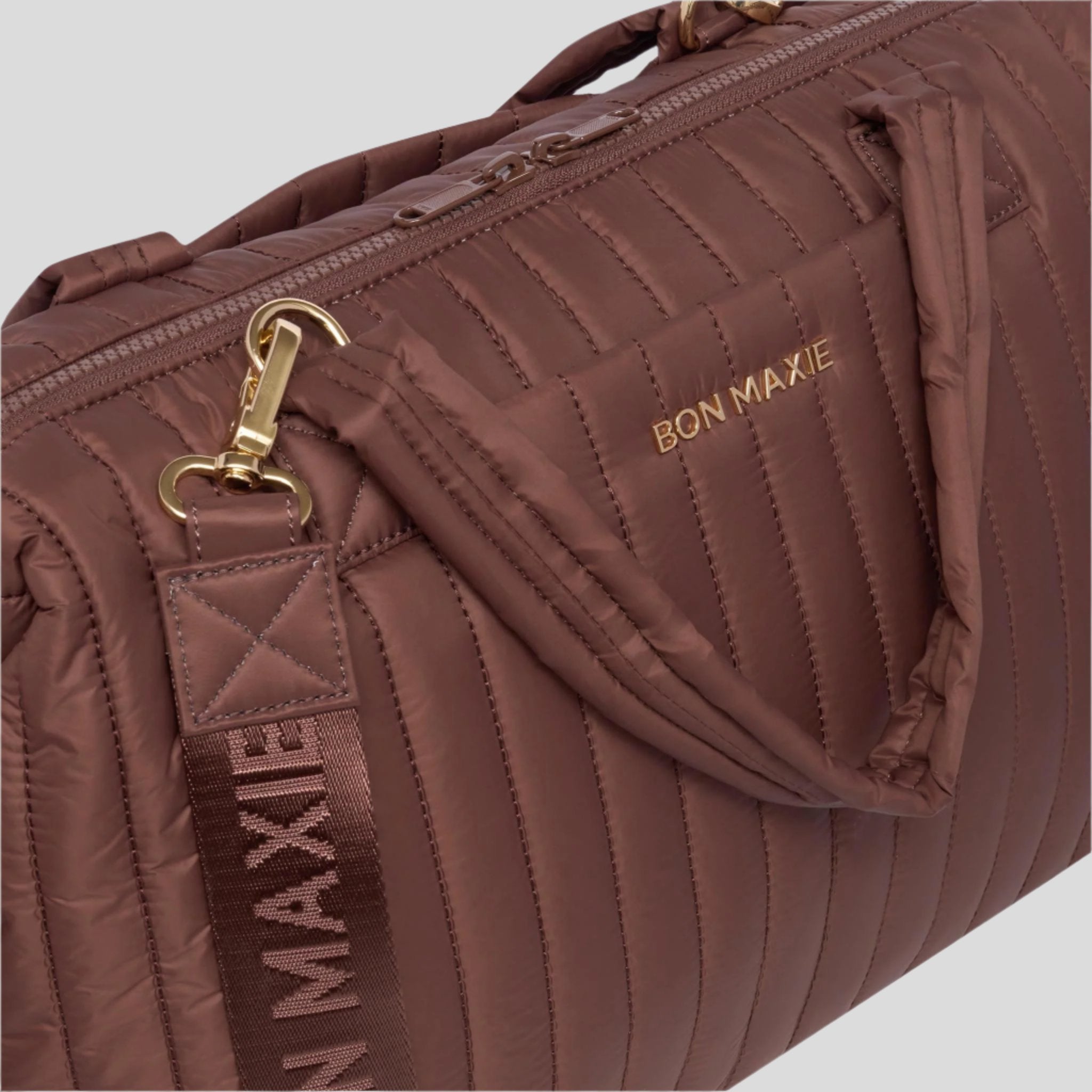 Large Puffy Pillow Crossbody Bag - Soft & Stylish Chocolate Brown Shoulder Purse for Women | Perfect for Travel, Shopping & Everyday Use