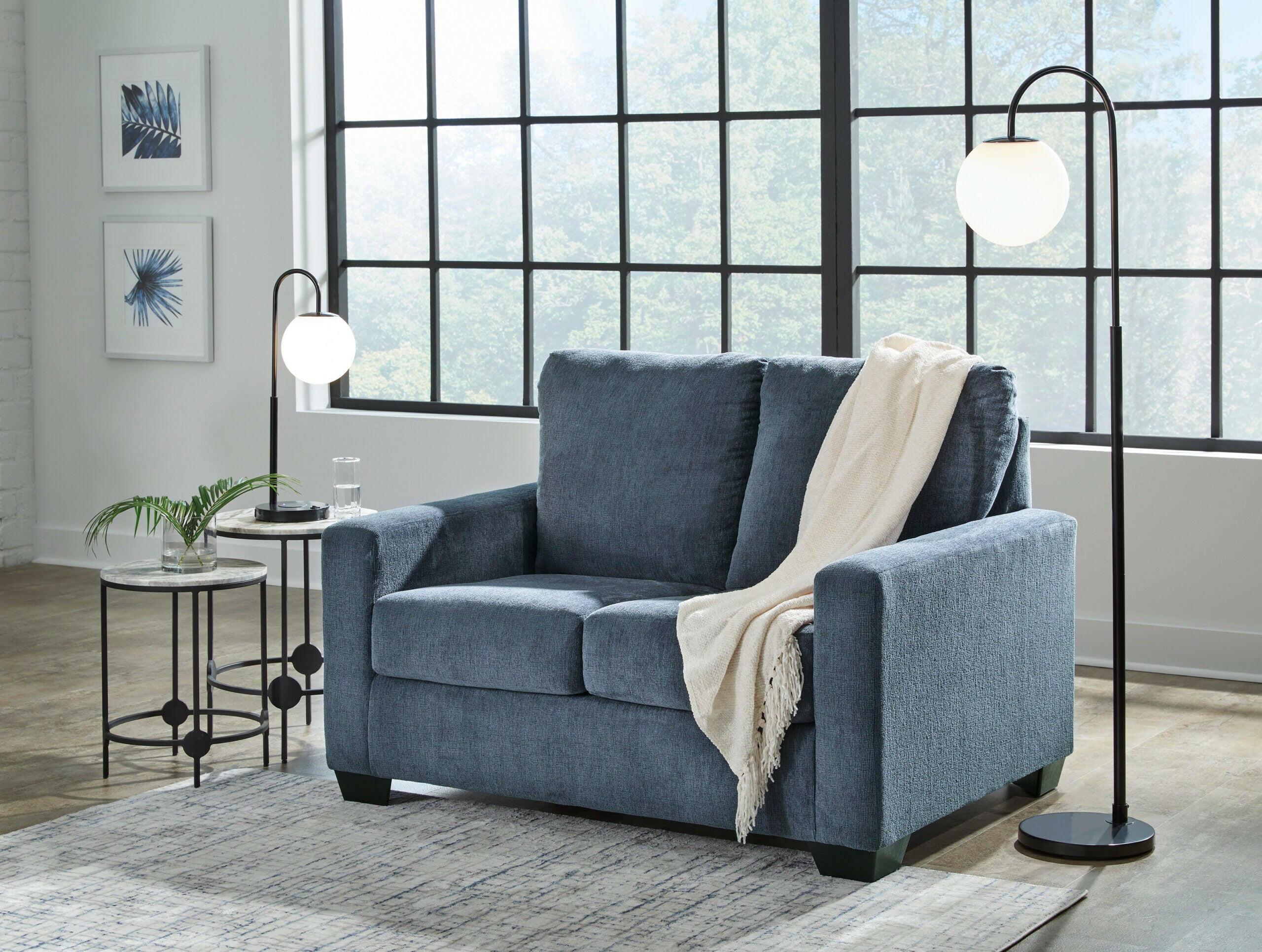 Rannis Twin Sofa Sleeper with Memory Foam Mattress - Convertible Sleeper Sofa Bed for Small Spaces - Perfect for Guest Room, Studio Apartments & Dorm Rooms