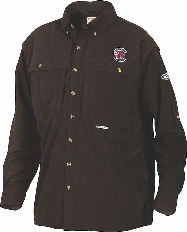 South Carolina Wingshooter's Long Sleeve Shirt - Durable Hunting Shirt for Outdoor Enthusiasts | Perfect for Upland Bird Hunting & Field Sports