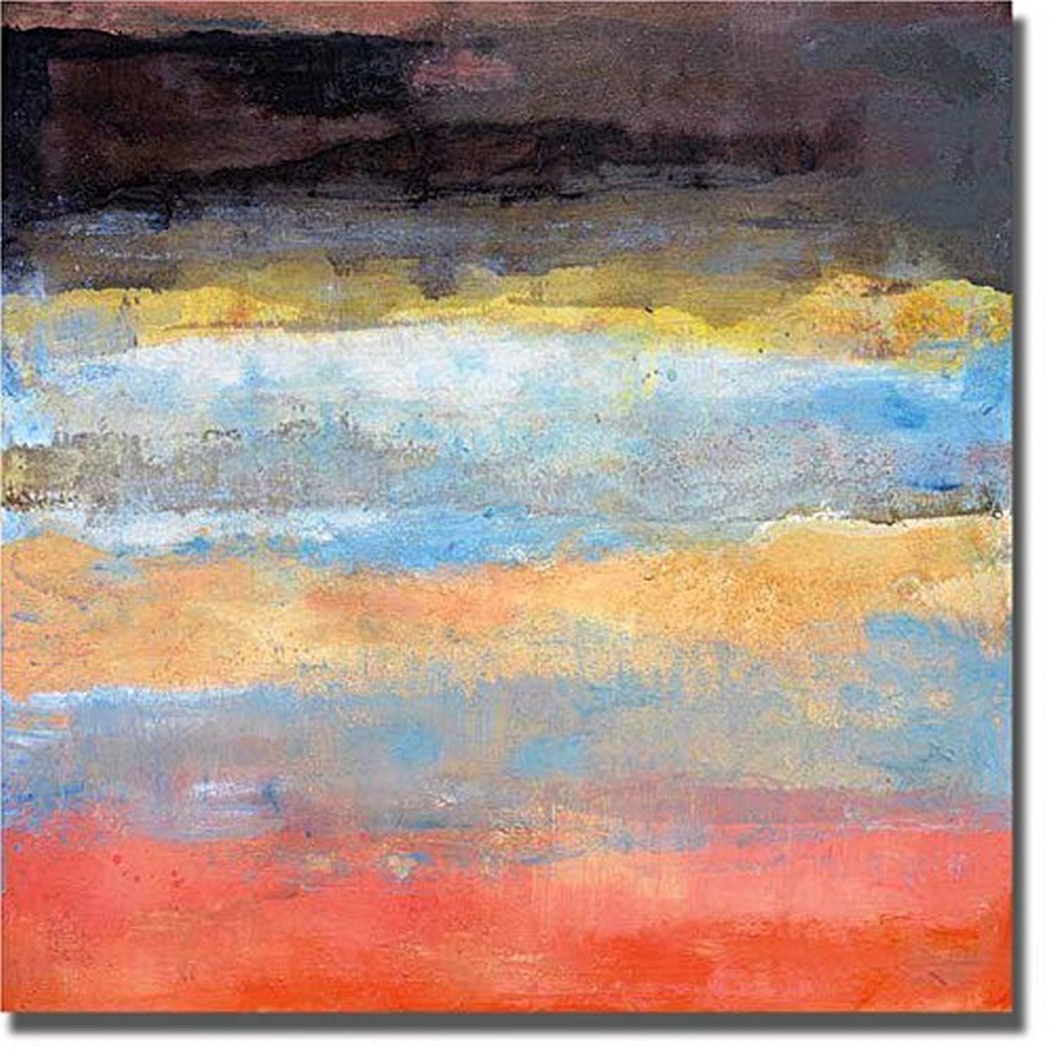 Artistic Home Gallery 3636856EG Somewhere Out There Wall Art - Modern Canvas Painting for Living Room, Bedroom & Office Decor
