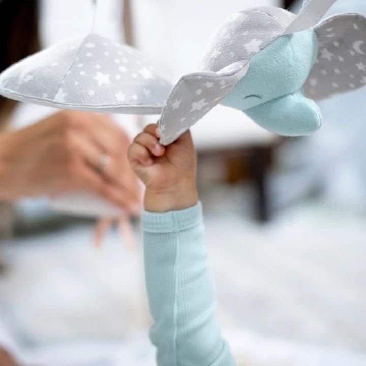 Aden+Anais Play and Discover Baby Activity Gym - Soft Cotton Playmat with Hanging Toys for Infant Development - Perfect for Tummy Time, Sensory Play & Nursery Decor
