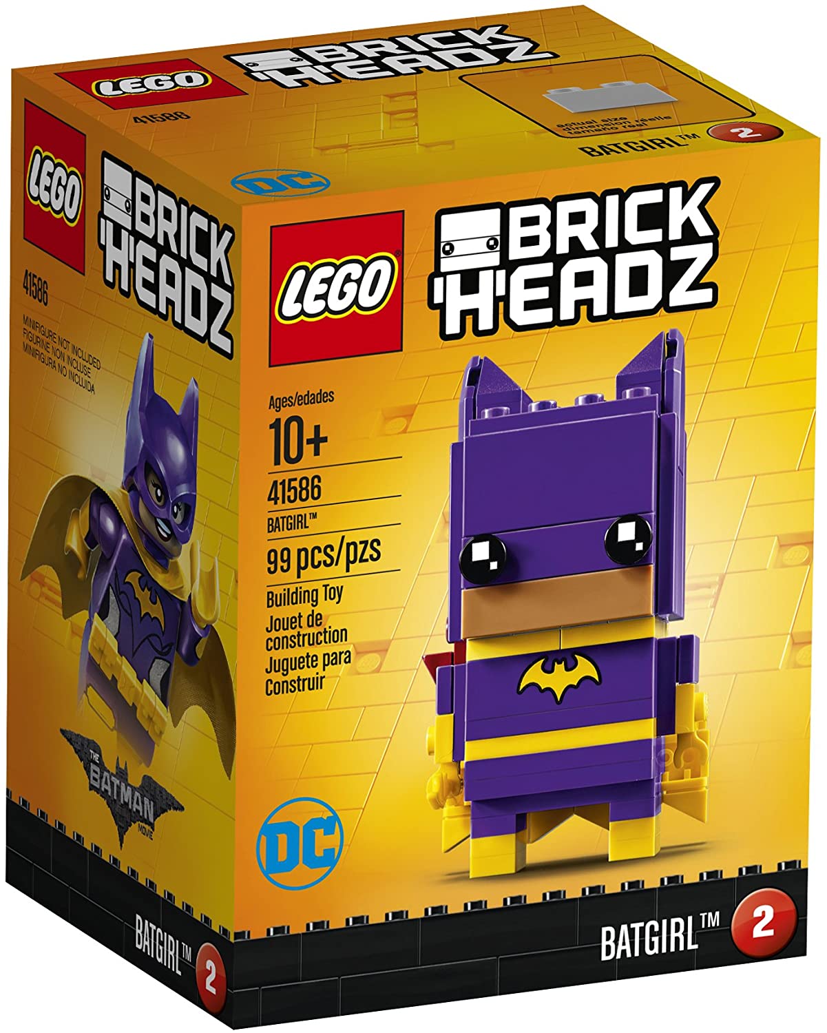LEGO DC Comics Batgirl™ BrickHeadz Building Kit V39 - Collectible Superhero Toy for Kids & Adults - Perfect for Display, Gifts & Play