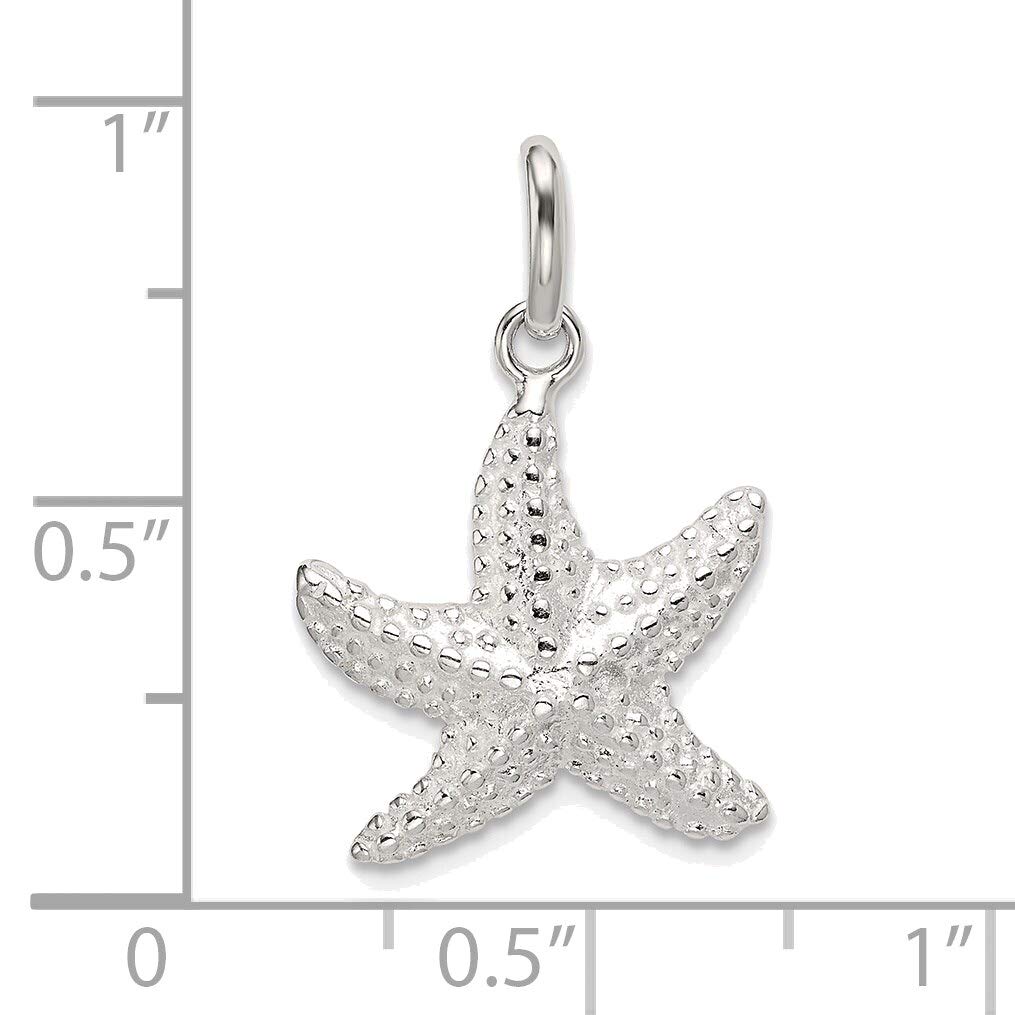 Sterling Silver Starfish Charm Jewelry for Beach & Summer Outfits