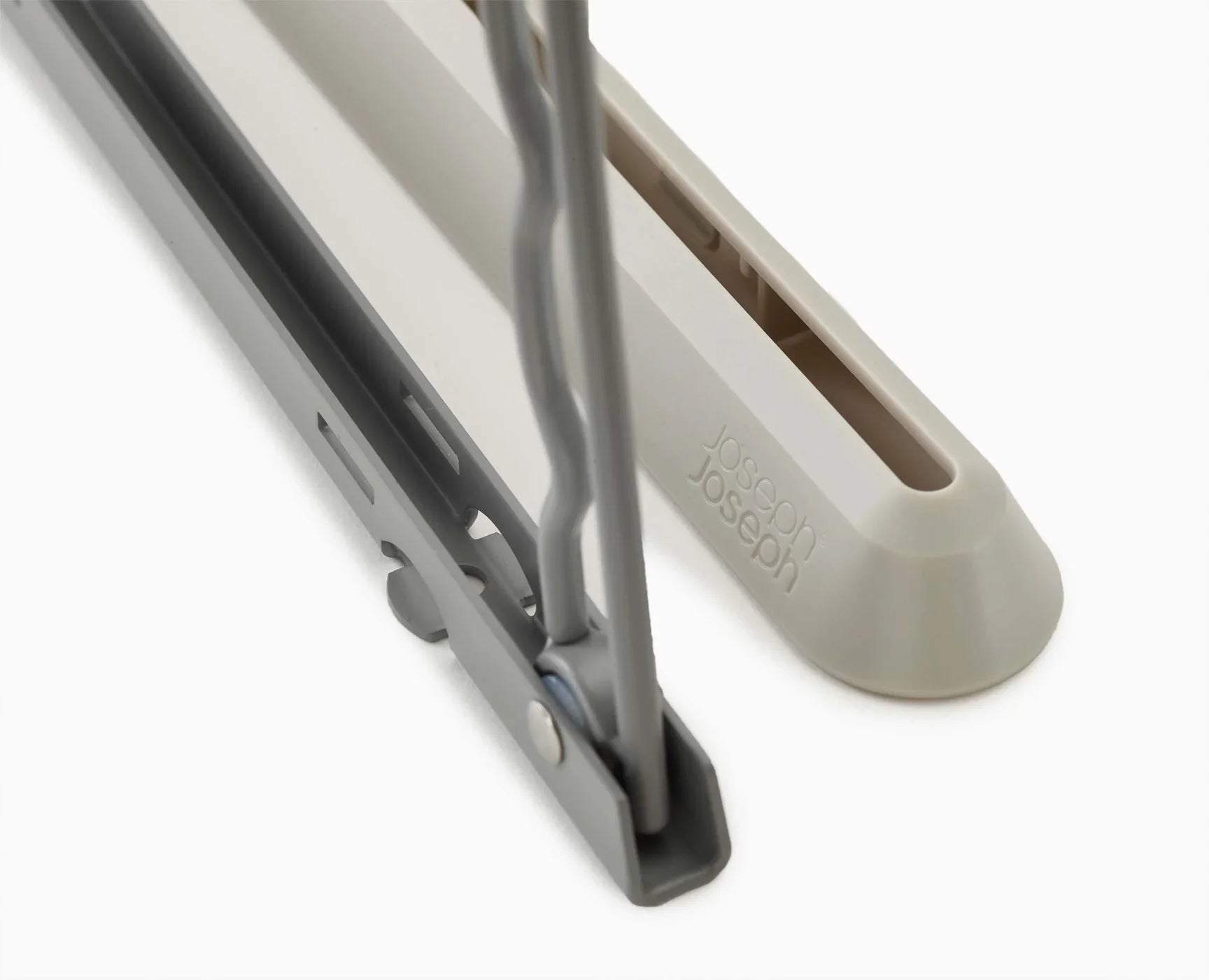 Orderly™ Ecru Retractable Hanging Rail - Space Saving Closet Organizer for Clothes, Scarves & Belts | Perfect for Bedroom, Closet & Dorm Organization