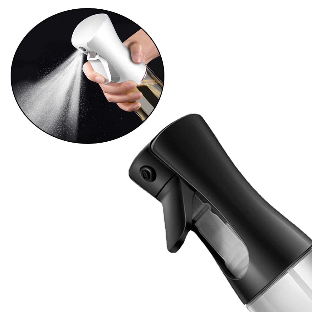 Premium Olive Oil Spray Bottle - 300ml & 200ml Plastic Oil Dispenser for Kitchen, BBQ, Baking, Grilling, Roasting & Salad Dressing - BPA-Free Cooking Sprayer (Pack of 2) - Perfect for Healthy Cooking & Meal Prep