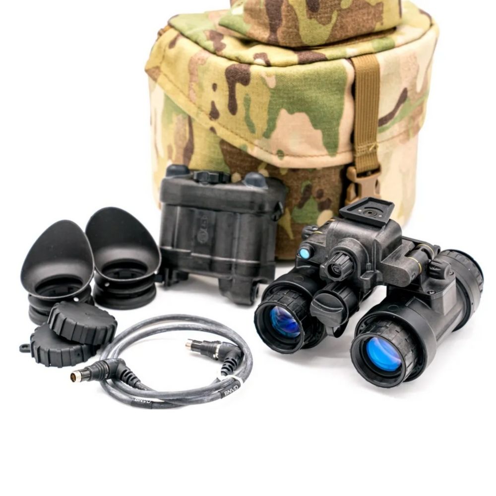 L3Harris BNVD 1531 Gen 3 Night Vision Goggles - White Phosphor 2700 FOM with IR Illuminator for Military, Hunting & Tactical Operations