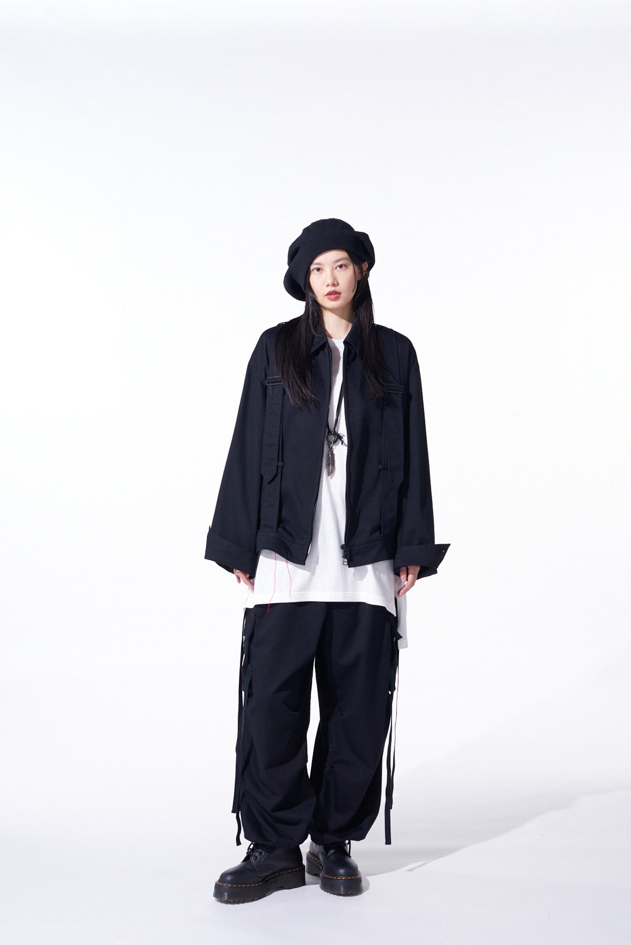 Stylish Cotton Twill Oversized Belted Y Blouson Jacket for Women | Casual & Chic Outerwear for Everyday Wear