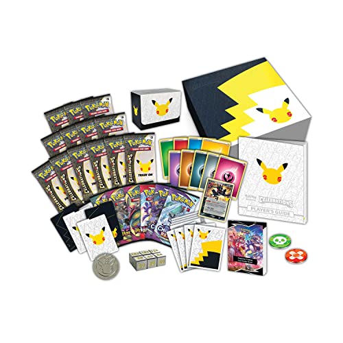 Pokemon TCG Celebrations Elite Trainer Box - Exclusive Collectible Trading Cards for Battles & Display | Perfect for Pokemon Fans, Gamers & Collectors