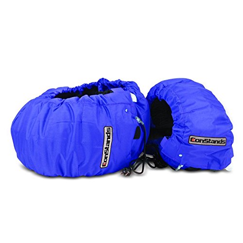 Aprilia Tuono 1000/R Tire Warmer Set - 60-80°C Blue | Motorcycle Racing & Track Day Essential Gear for Optimal Grip & Performance