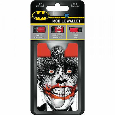 Batman Joker Phone Wallet Case - Slim Card Holder with RFID Blocking for iPhone & Android - Perfect for Cosplay, Comic Con & Superhero Fans