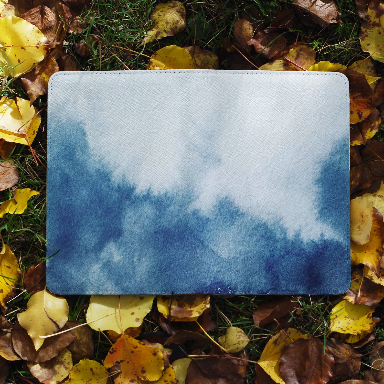 Premium Travel Wallet with Abstract Ink Painting Design - RFID Blocking, Slim & Secure Passport Holder for Men & Women - Perfect for Airports, Vacations & Business Trips