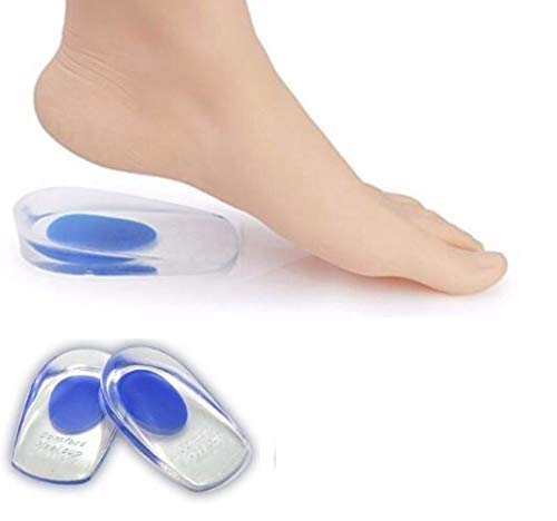 Gel Heel Cups for Pain Relief – Silicone Heel Pads for Men & Women – Shock Absorbing Shoe Inserts for Heel Spurs, Ankle Pain & Foot Support – Perfect for Running, Walking & Standing All Day