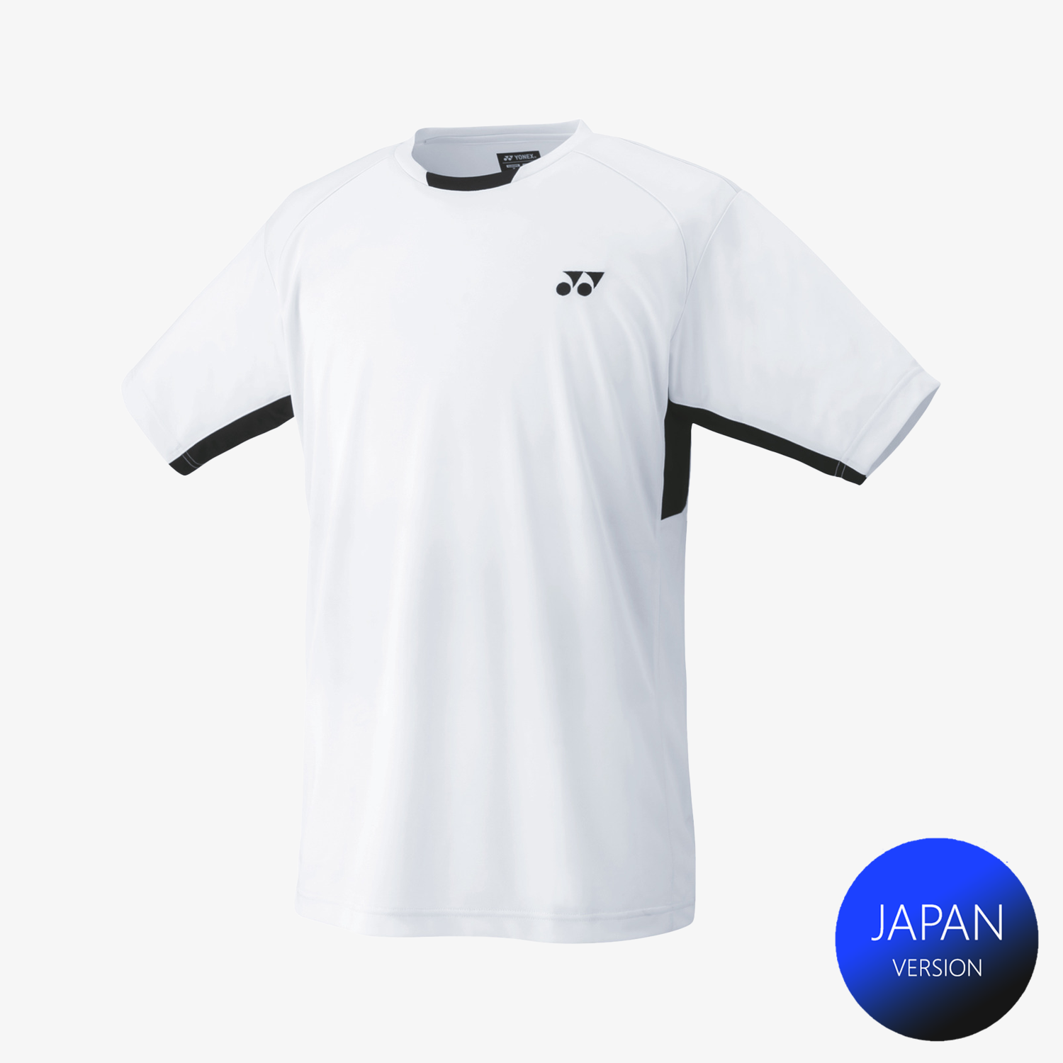 Yonex Men's Tennis Shirt 10810 - White | Moisture-Wicking Performance Top for Tennis & Badminton Players | Perfect for Tournaments & Training Sessions