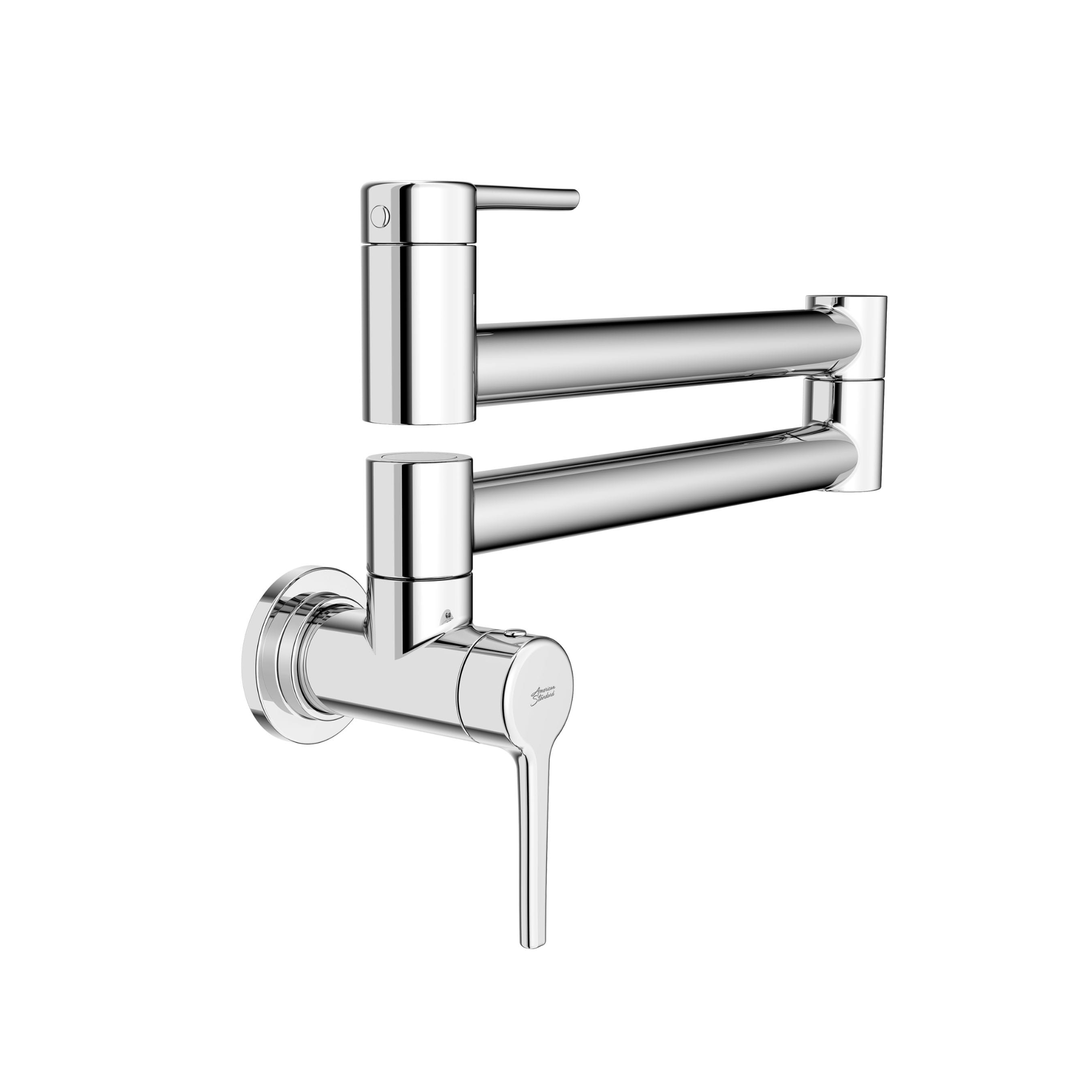 American Standard Studio S Wall Mount Pot Filler Kitchen Faucet - Brushed Nickel, High Arc Design for Easy Pot Filling, Perfect for Home Chefs and Busy Kitchens