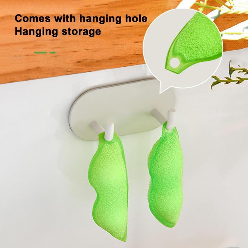 Magic Beans Bottle Cleaner - Reusable Heat-Resistant Sponge for Small Mouth Bottles (3 Pack) | Perfect for Baby Bottles, Water Bottles & Travel Mugs