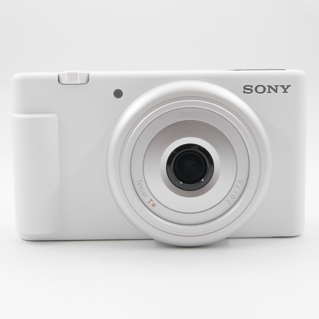 Refurbished Sony ZV-1F Vlog Camera (White) - Perfect for YouTube, Travel & Content Creation - 4K Video, Flip Screen & Compact Design