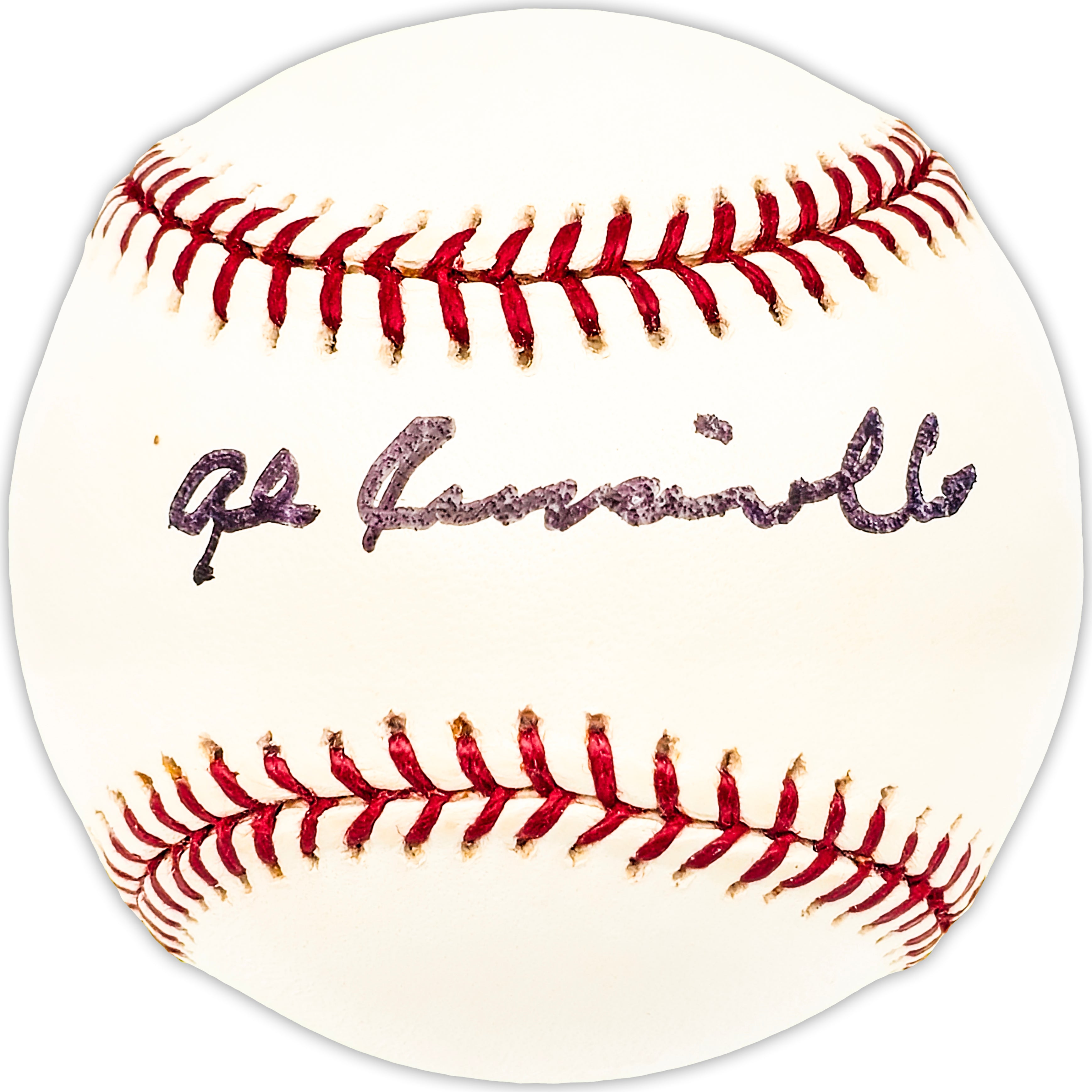 Authentic Al Cuccinello Autographed Official MLB Baseball - New York Giants Memorabilia - Beckett BAS Certified (QR #BM25197) - Perfect for Sports Collectors, Fans & Display Cases