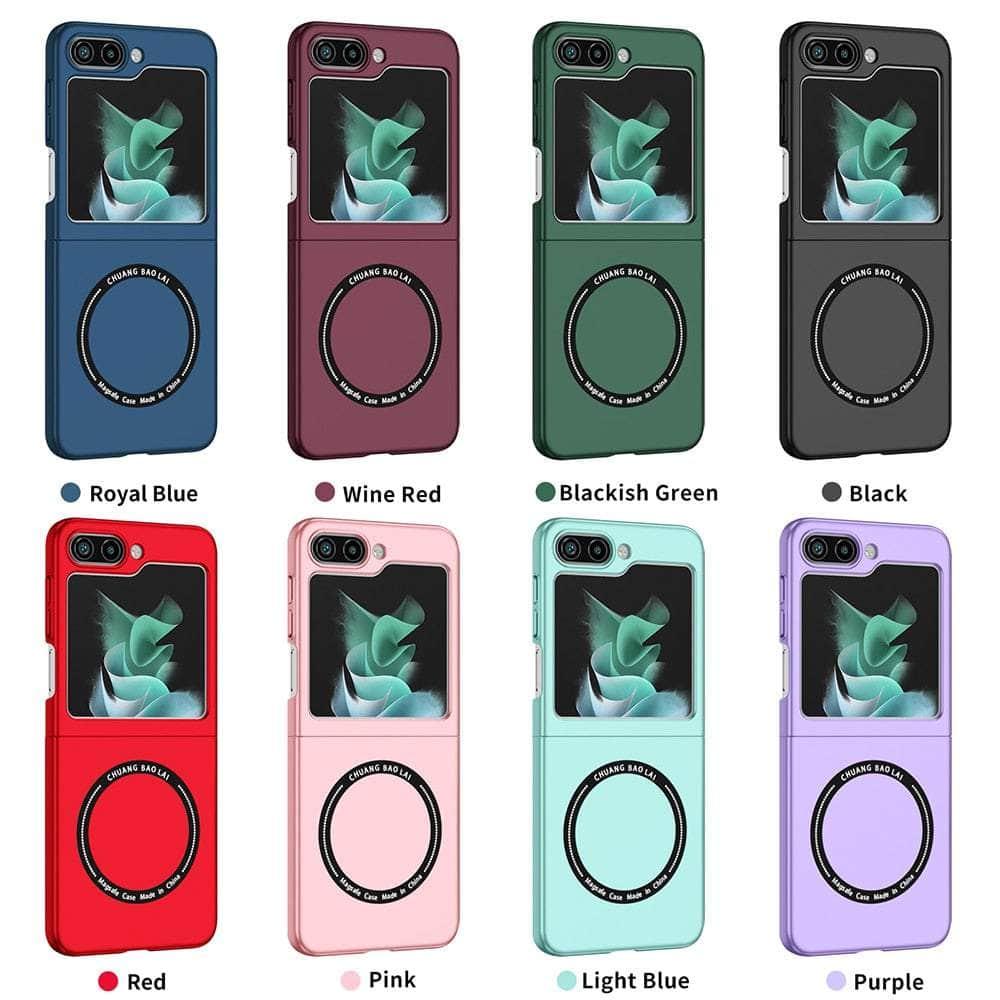 Samsung Galaxy Z Flip 5 MagSafe Charging Case - Protective Cover with Wireless Charging for iPhone & Android | Perfect for Work, Travel & Everyday Use