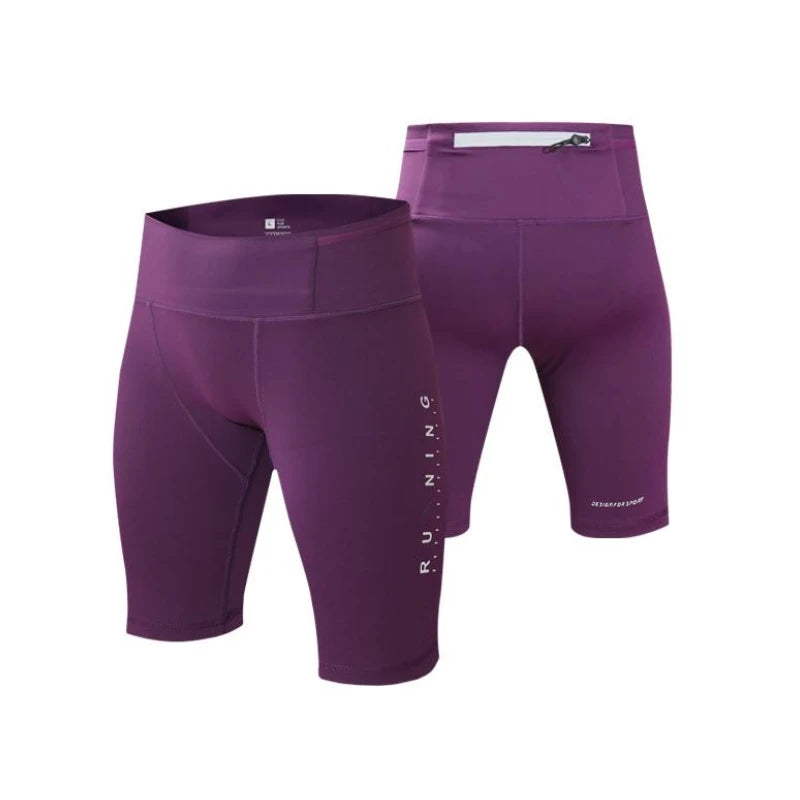 **Men's & Women's Tight Fitness Gym Shorts - 2023 Summer Elastic Quick Dry Workout Shorts for Running, Yoga & Training**
