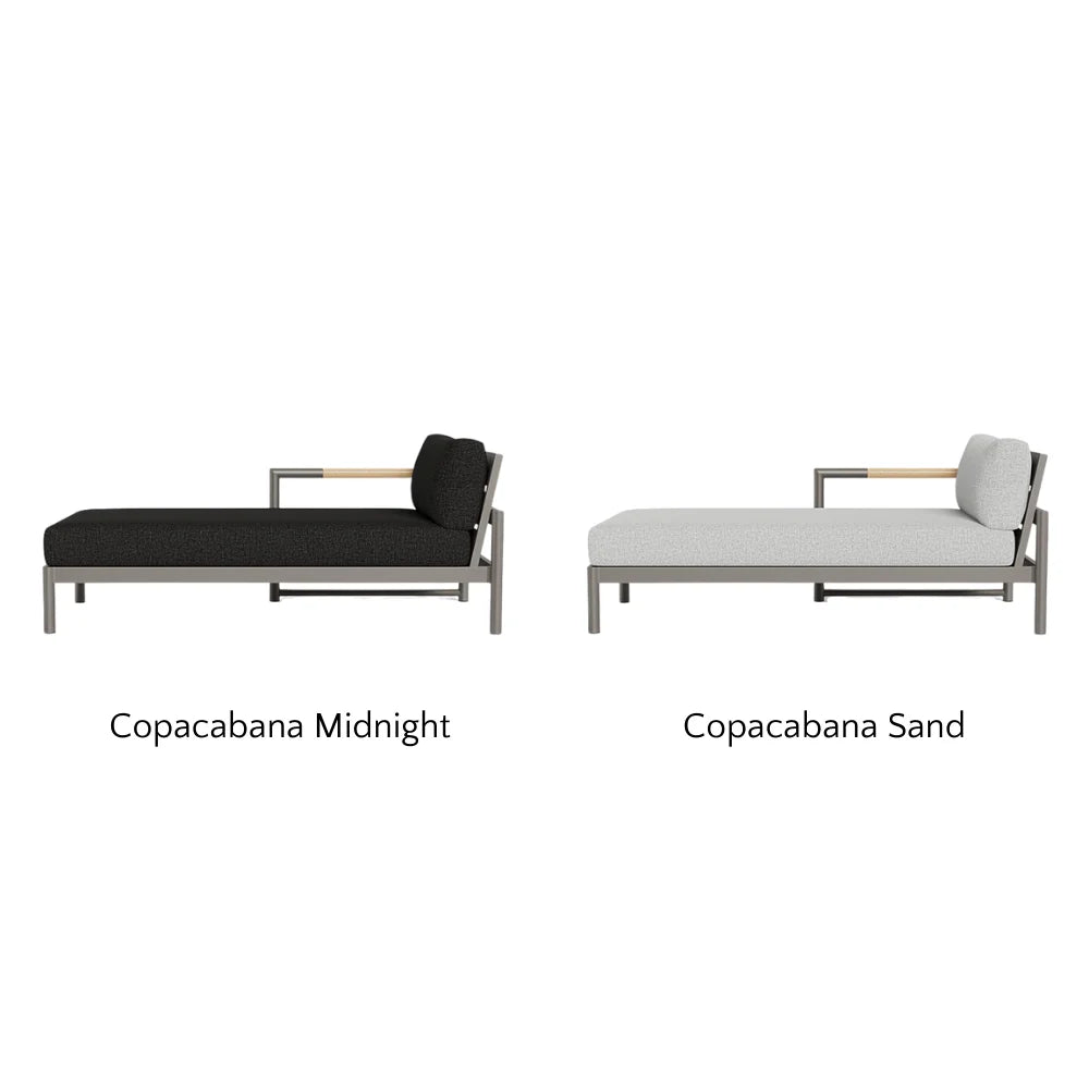 Breeze XL Outdoor Chaise Lounge Chair - Left Facing Patio Furniture for Poolside, Garden & Backyard Relaxation