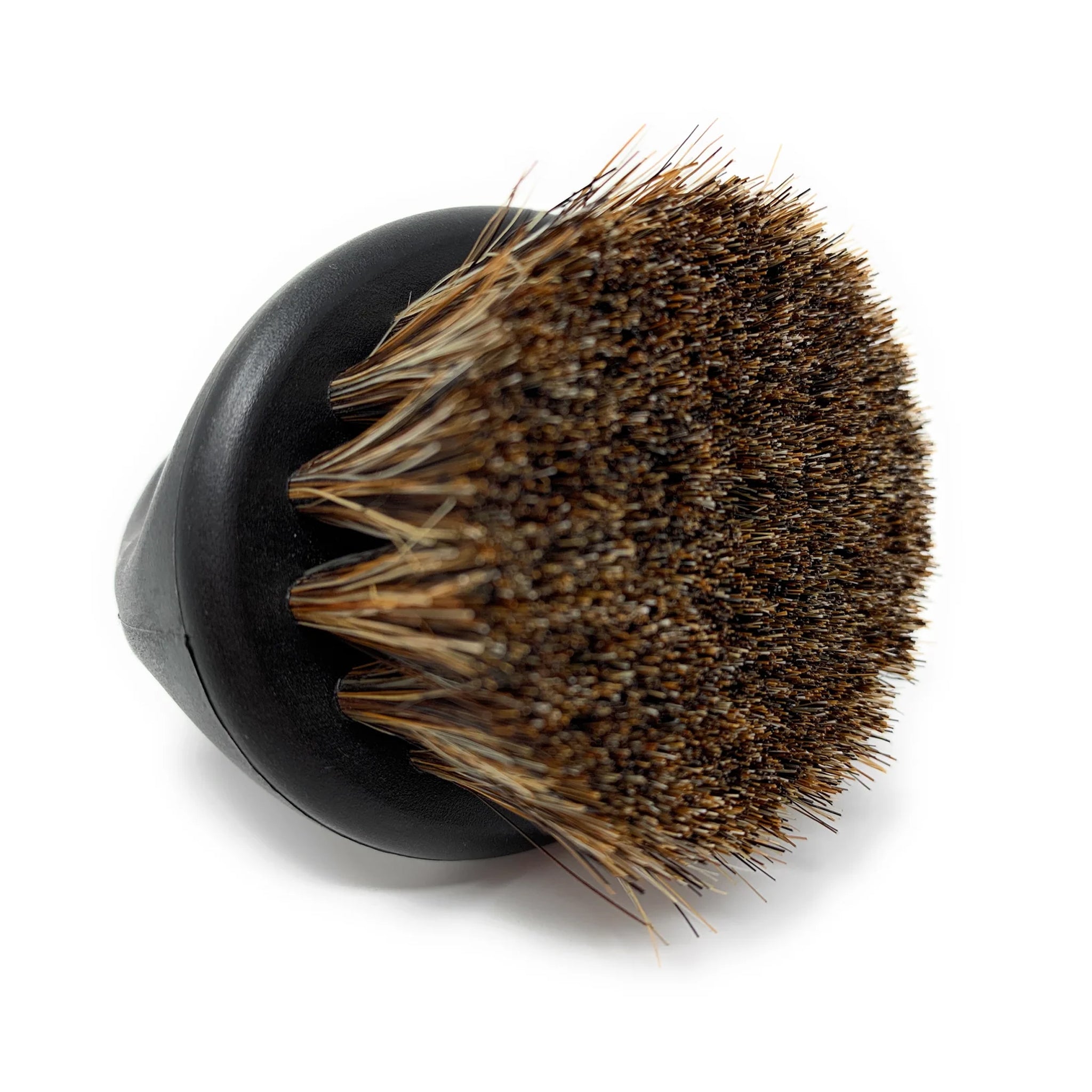 Scalpmaster Professional Barber Brush - 100% Boar Bristle with Loop Handle for Cleaning Clippers & Combs - Ideal for Salon, Home Haircuts & Grooming Kits (1 Piece)