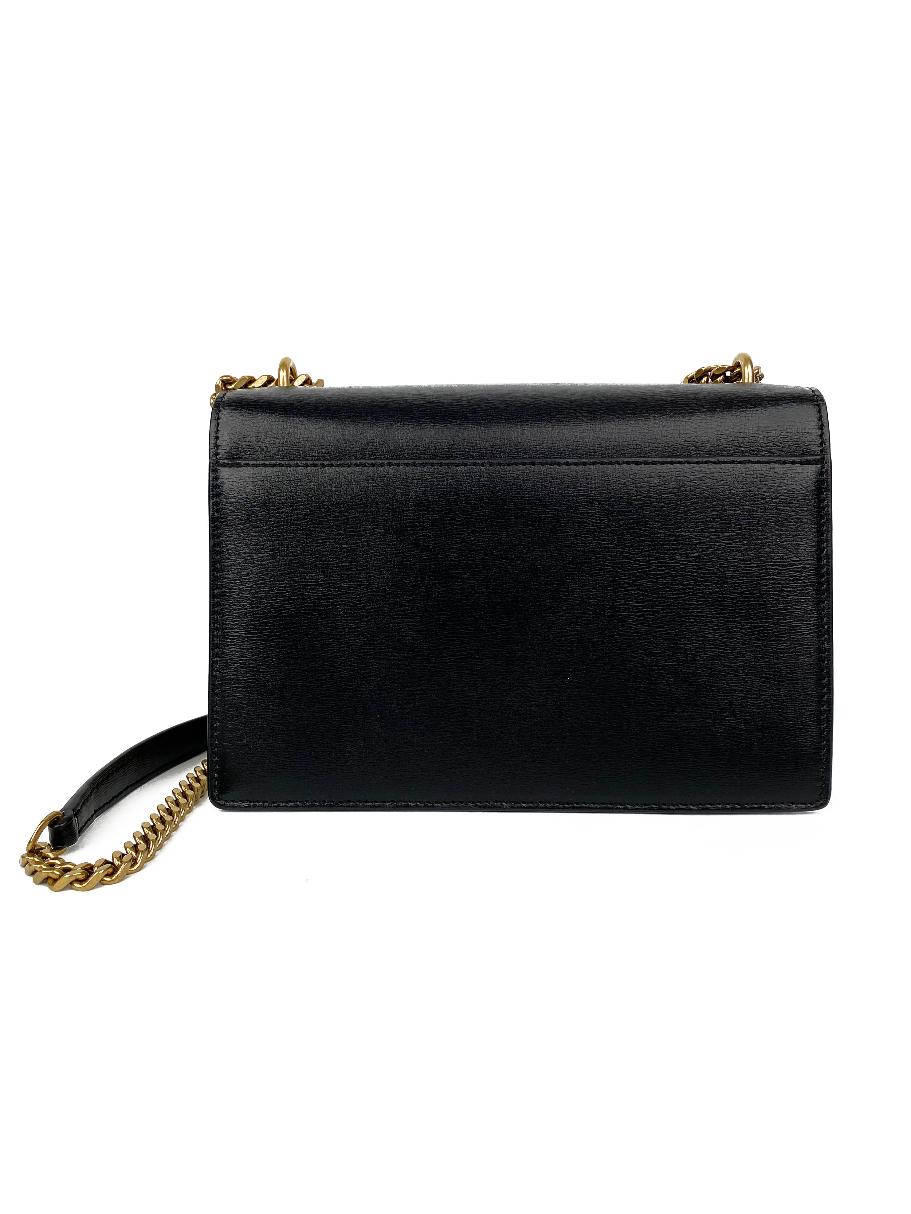 Saint Laurent Sunset Bag - Black & White Two-Tone Designer Handbag for Women | Perfect for Evening Parties, Date Nights & Luxury Fashion Accessories