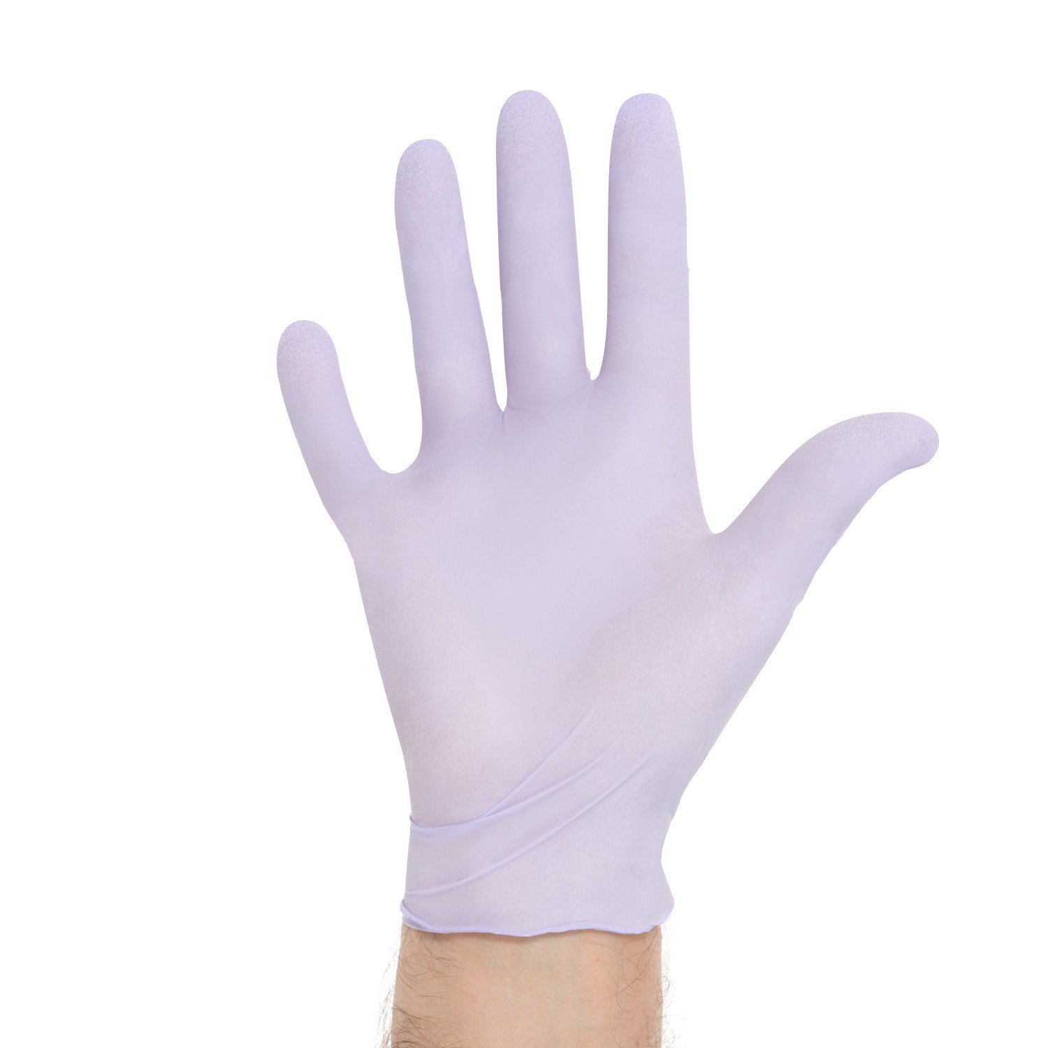 Halyard Lavender Nitrile Exam Gloves - Powder-Free, Small Size (100 Count) - Ideal for Medical Exams, Tattoo Artists & Food Handling