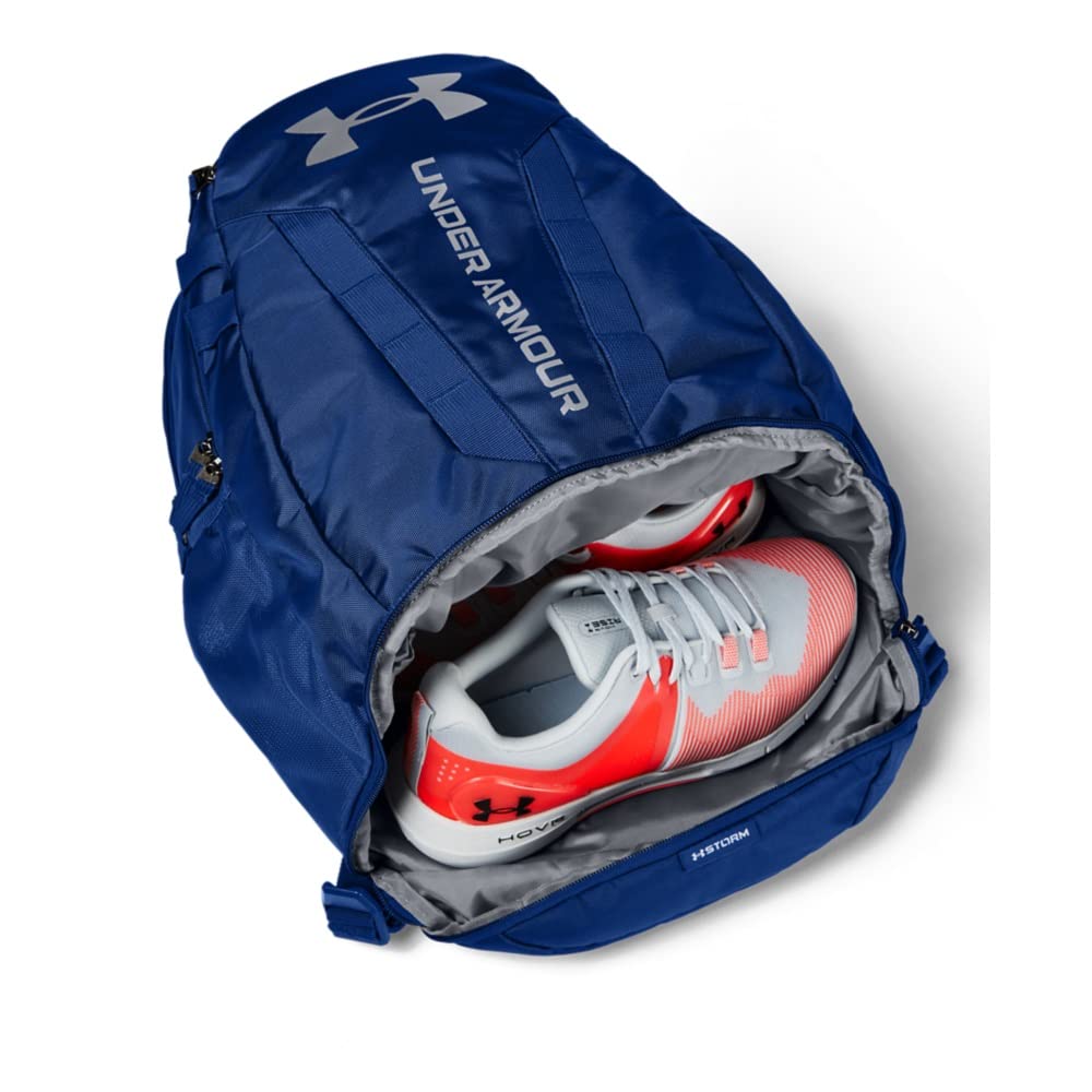 Under Armour Adult Hustle 5.0 Backpack - Durable Laptop Backpack for Work, Gym & Travel - Water-Resistant College Backpack with USB Charging Port & Organizer Compartments - Perfect for Commuting, Sports & Outdoor Activities