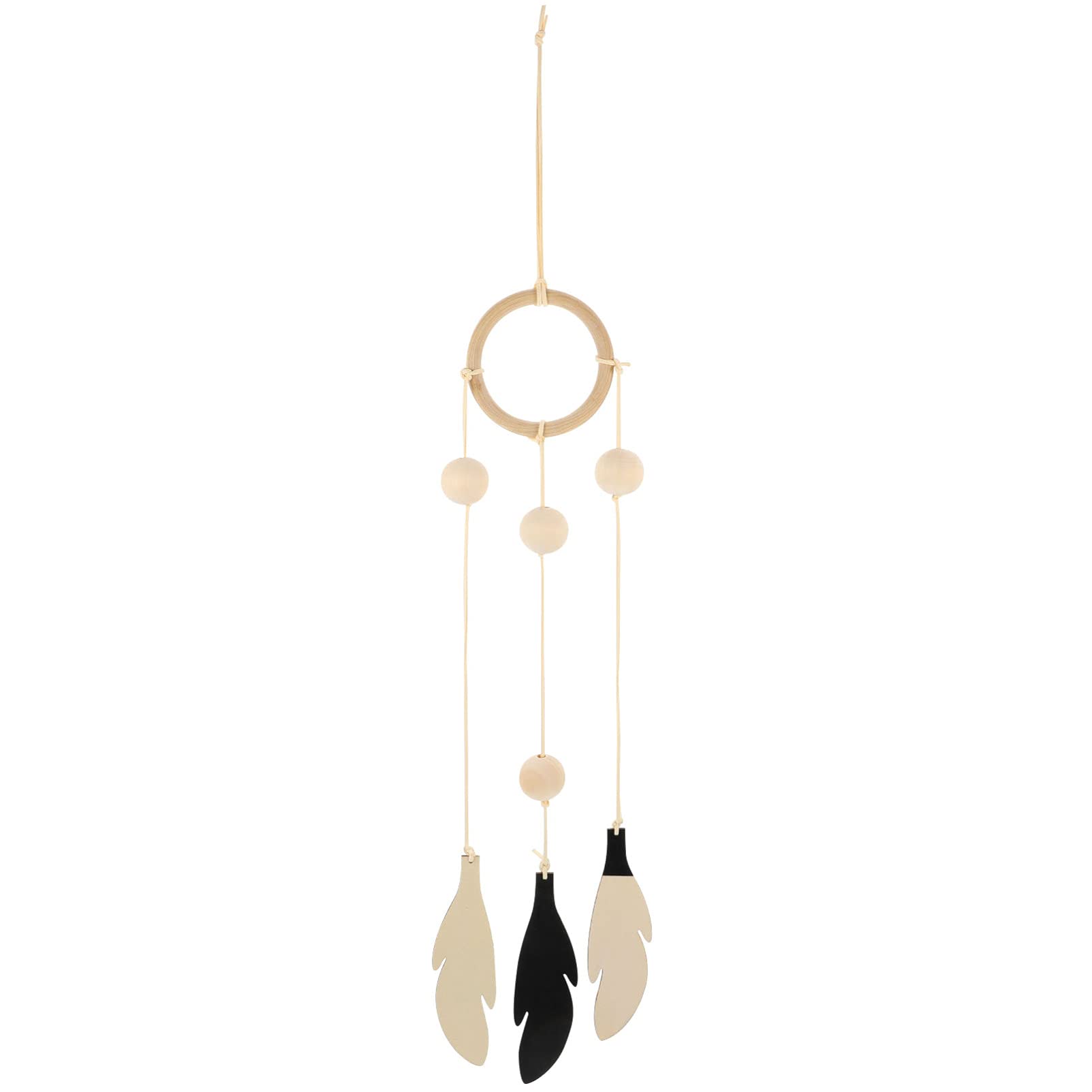 KESYOO Nordic Dream Catcher - Unfinished Wooden Wall Hanging Decor for Bedroom, Nursery, Living Room | Handmade Boho Chic Wall Art | Perfect for Home Decor, Baby Shower Gifts & Spiritual Space