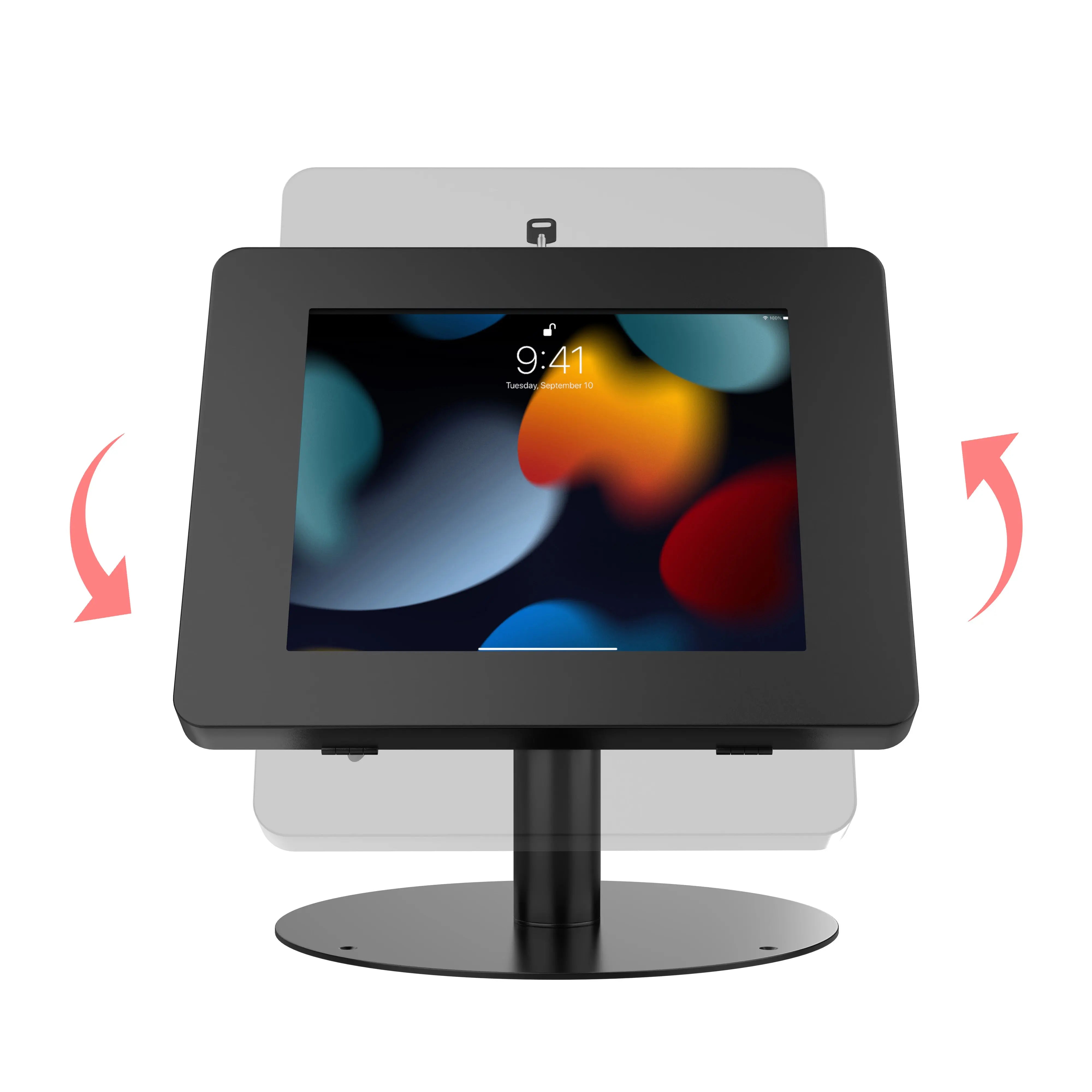 Hyperflex Universal Security Kiosk with Power Bank Holder - Durable Anti-Theft Charging Station for Malls, Airports & Public Spaces