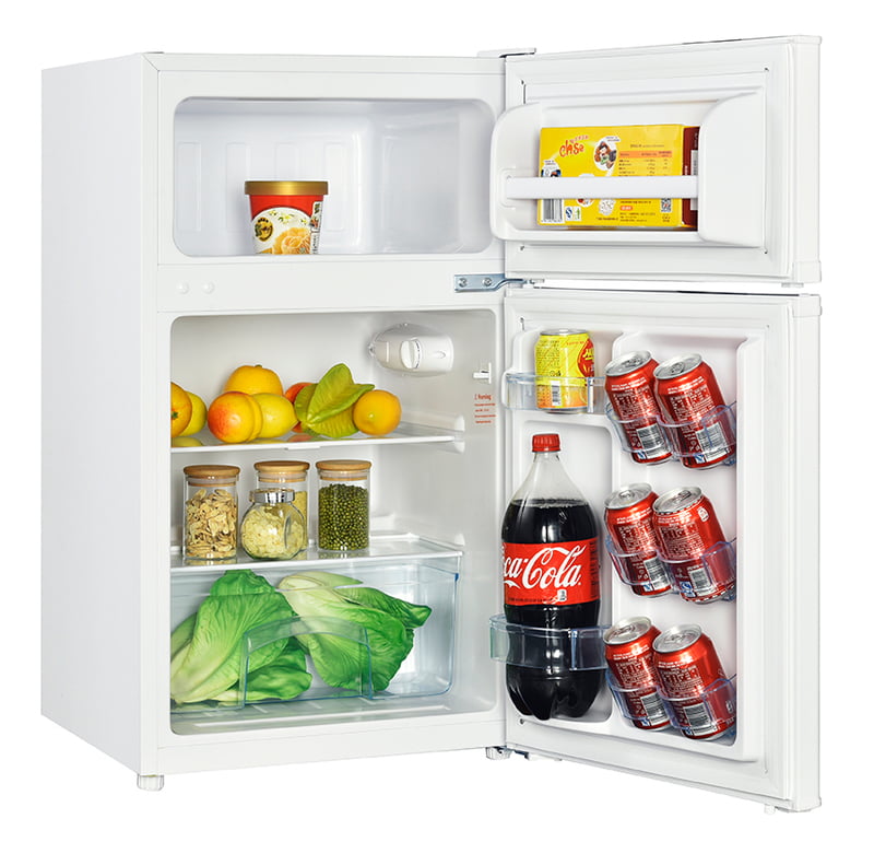 Avanti RA31B0W 3.1 Cu Ft Compact Refrigerator - White, Energy Efficient Mini Fridge for Dorm, Office, or Small Kitchen - Perfect for Beverages & Snacks Storage