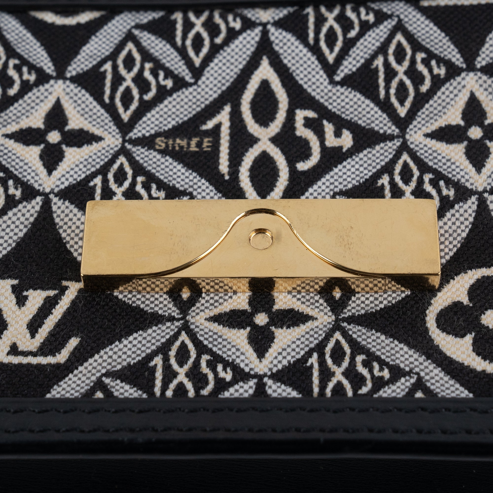 Louis Vuitton Dauphine Small Handbag Since 1854 Black & White Crossbody Bag for Women - Perfect for Work, Travel & Evening Events
