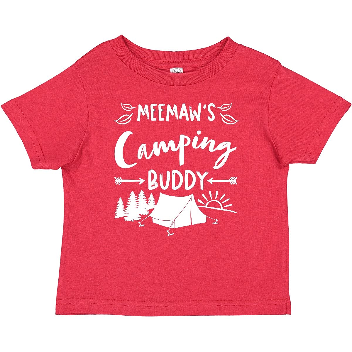 Inktastic Meemaw's Camping Buddy Baby T-Shirt - Cute Camping-Themed Graphic Tee for Toddlers & Infants - Perfect for Outdoor Adventures, Family Trips & Playtime