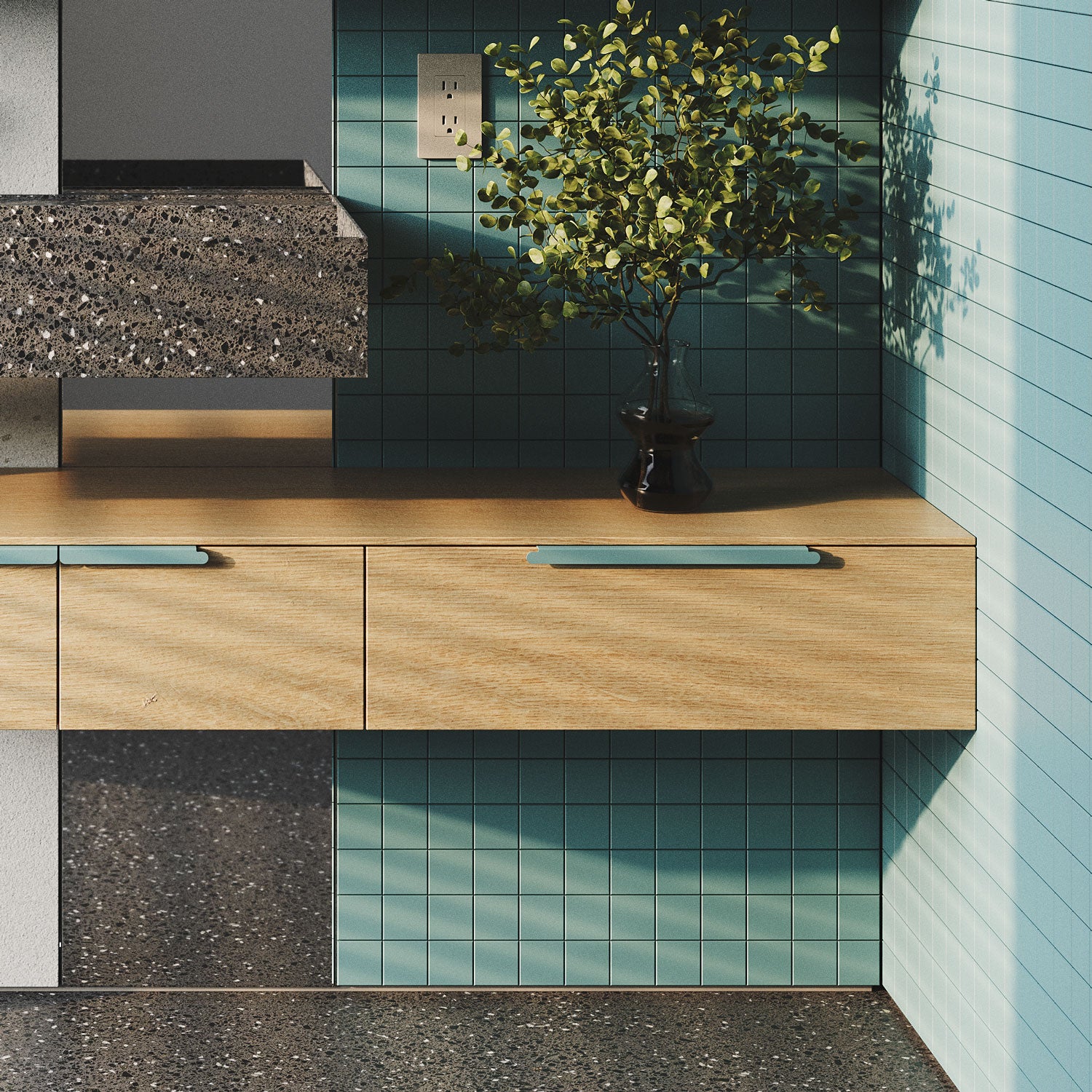 Stainless Steel Cabinet Pulls - 5 Inch Center to Center Handle for Kitchen Drawers & Cabinets - Perfect for Modern Home & Office Renovation