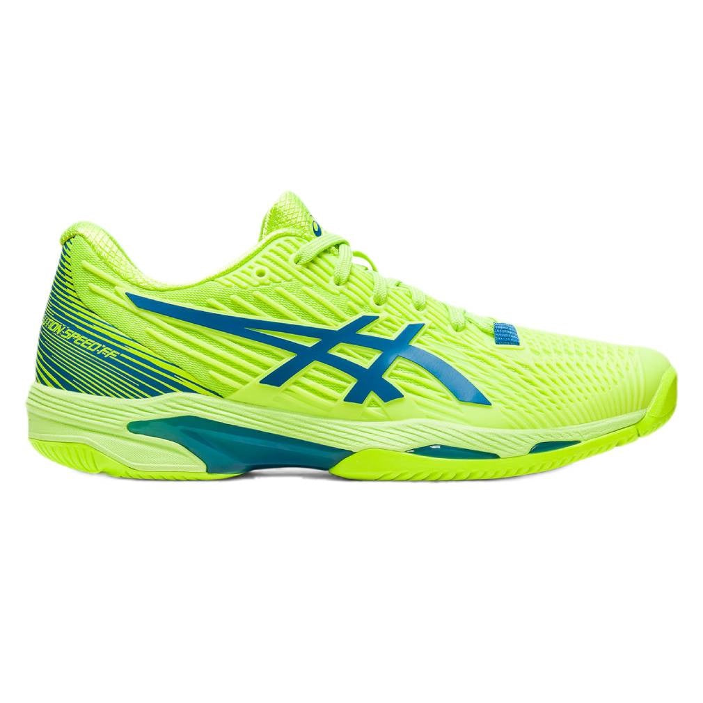 ASICS Solution Speed FF 2 Women's Tennis Shoes - Lightweight Performance Court Shoes for Women in Green/Blue | Ideal for Competitive Tennis Matches & Training Sessions
