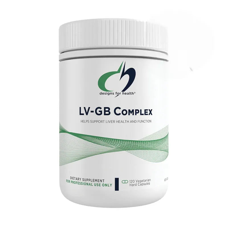 Designs for Health LV-GB Complex - Liver & Gallbladder Support Supplement for Detox & Digestion - Ideal for Gut Health & Cleansing