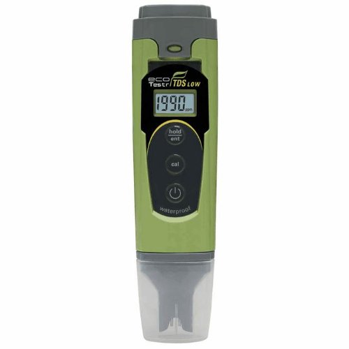 Oakton EcoTestr EC Waterproof Low Conductivity Tester - Portable Pocket Meter for Aquariums, Hydroponics & Water Quality Testing